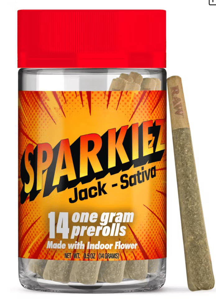 Sativa Non Infused Prerolls 14ct - Sparkiez -  - $24.75 - Pre-Rolls