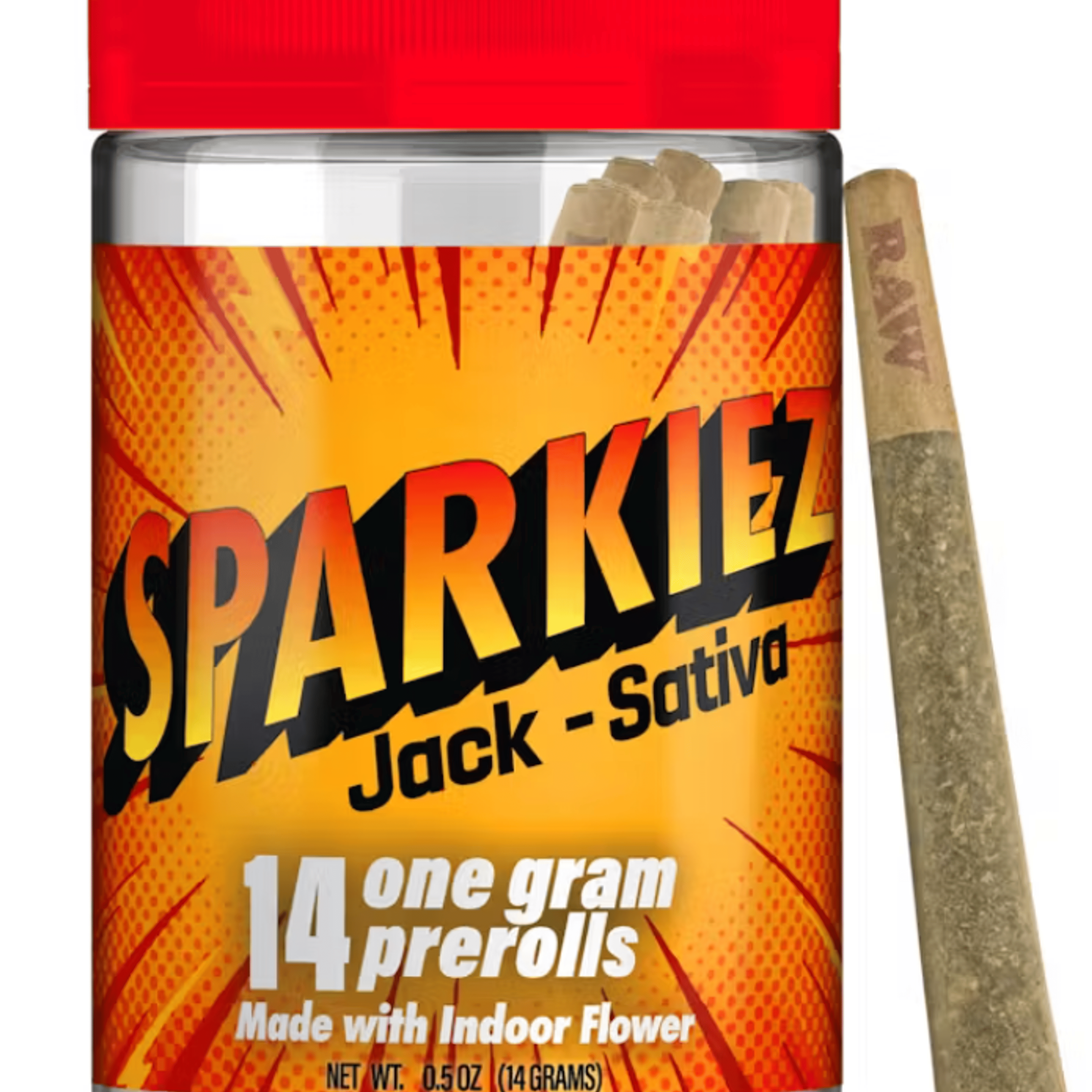 Sativa Non Infused Prerolls 14ct - Sparkiez - - $24.75 - Pre-Rolls