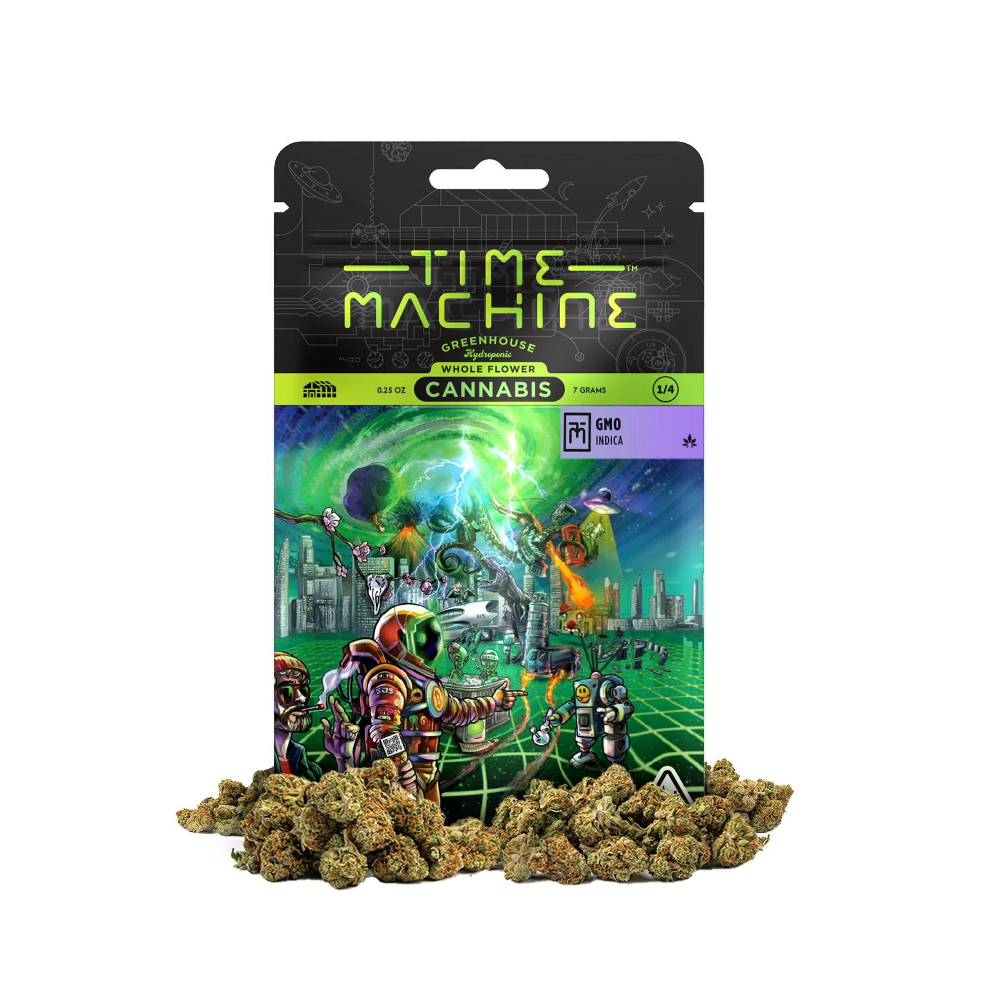 GMO Indica (7g) - Time Machine -  - $33.75 - Flowers