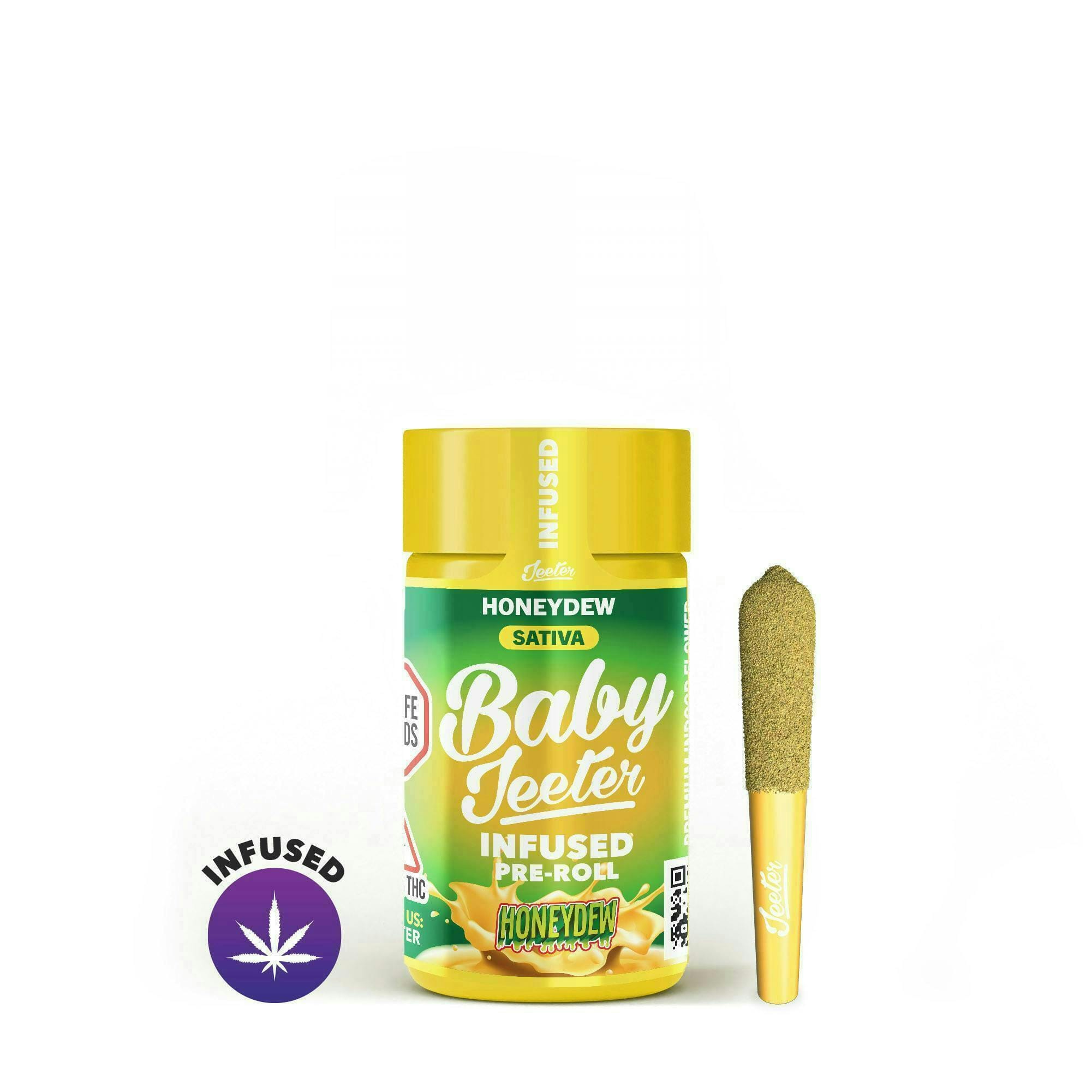 Honeydew Baby Jeeter 5pk Prerolls 2.5g - Jeeter -  - $42.50 - Pre-Rolls