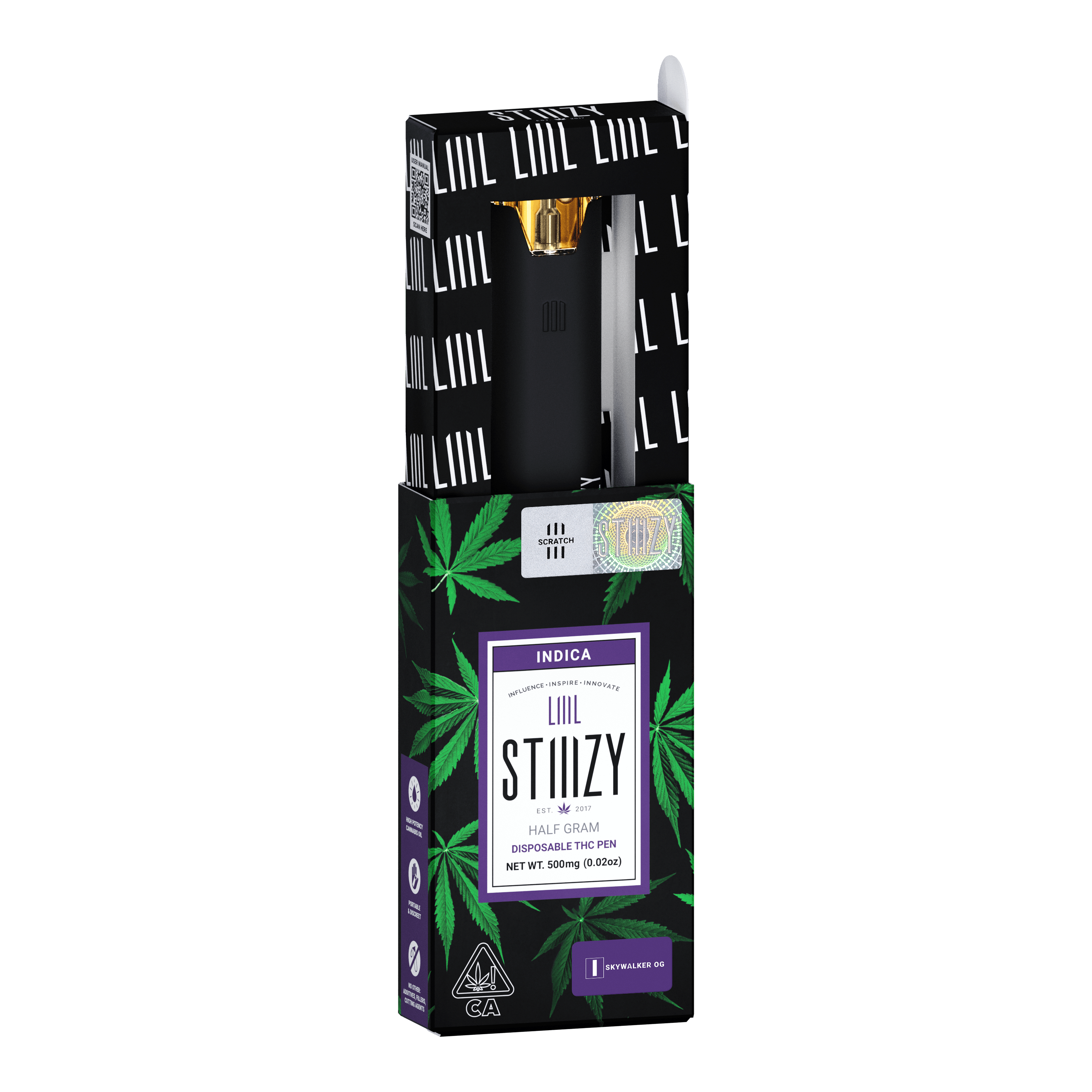 Skywalker OG - LIIIL - STIIIZY - Half Gram - $12.99 - Disposable Vape (All-In-One, Battery Built-In)
