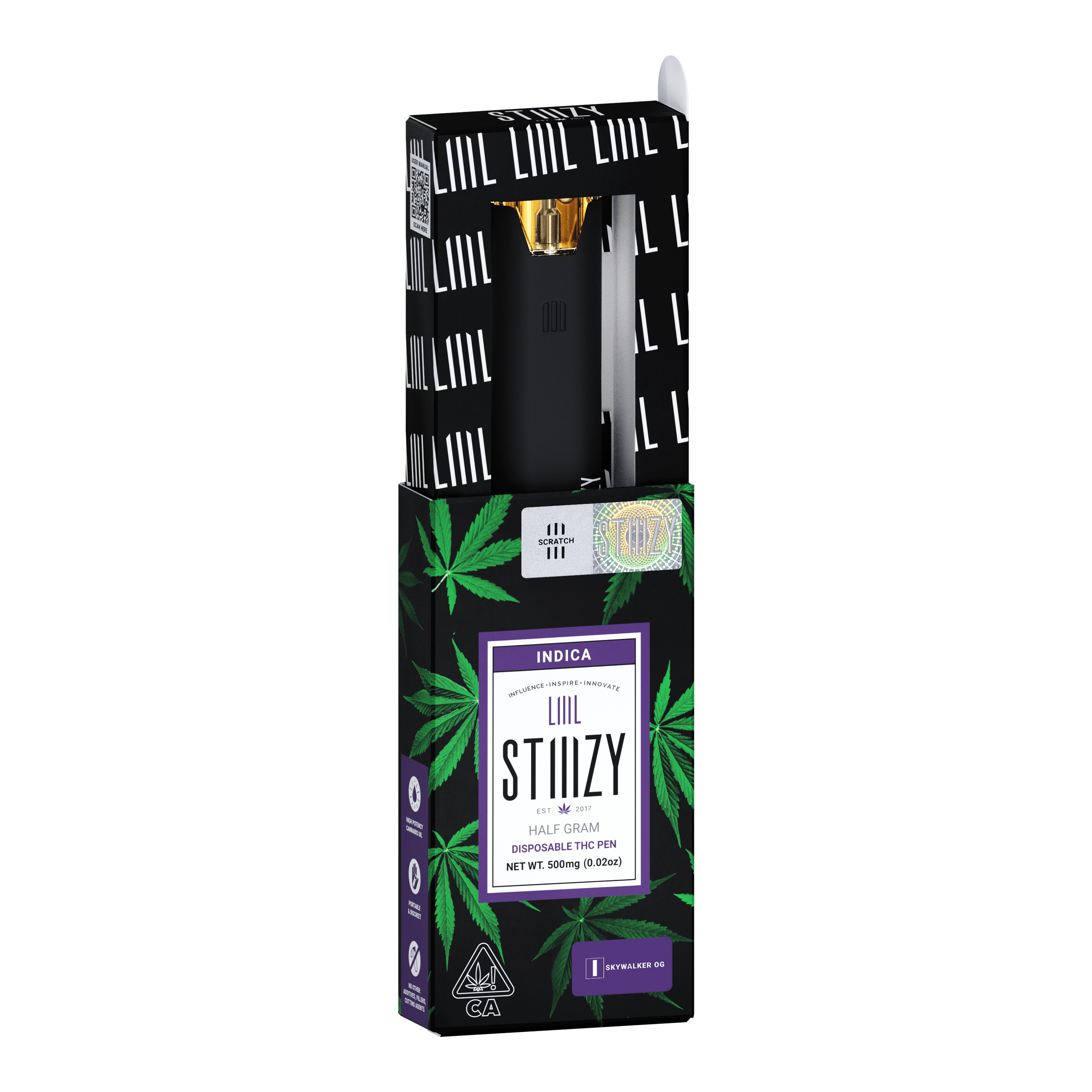 Skywalker OG - LIIIL - STIIIZY - Half Gram - $12.99 - Disposable Vape (All-In-One, Battery Built-In)