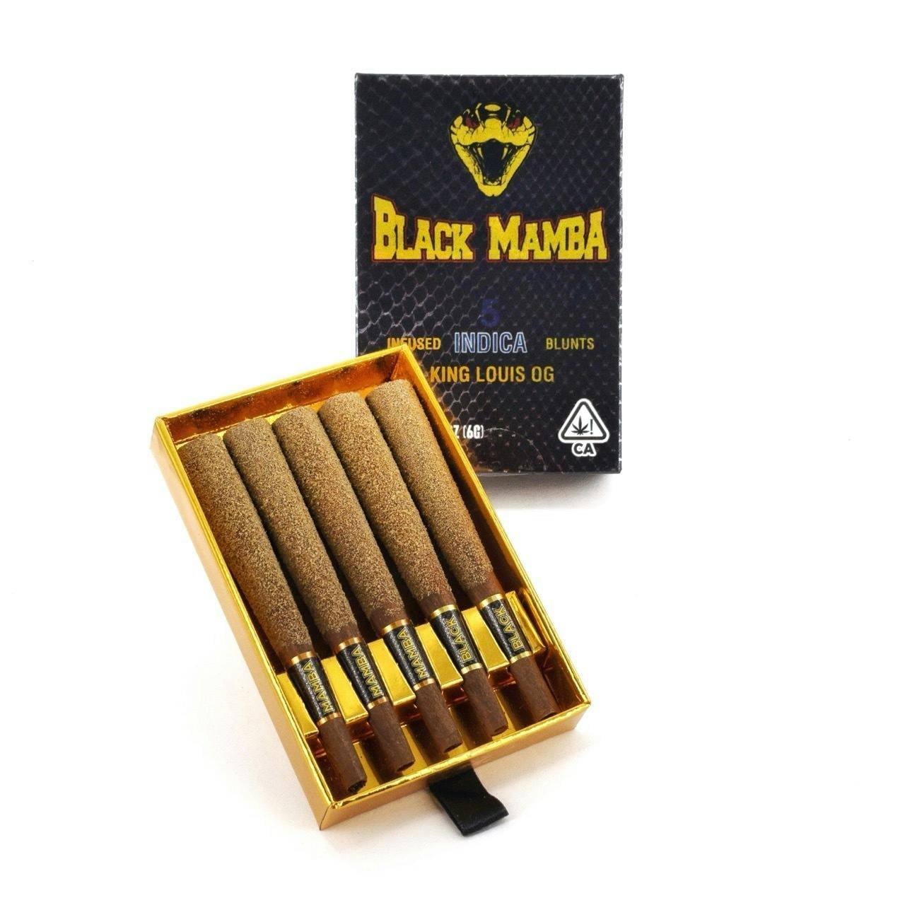 Black Mamba Box - Fire OG - 6gram -5pk Infused Blunt