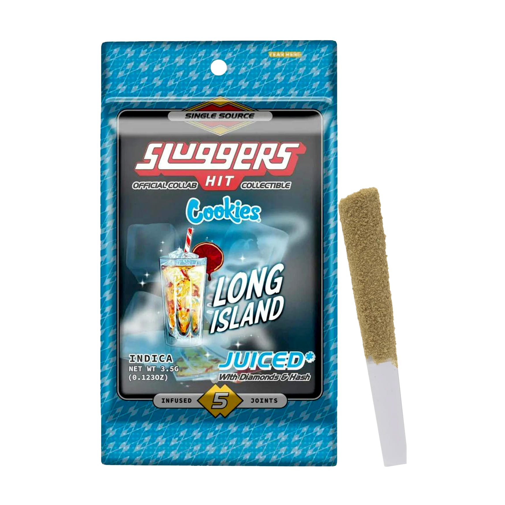 Long Island (I) - 5pk Infused Prerolls - Sluggers - Long Island (I) - $40 - Pre-Rolls