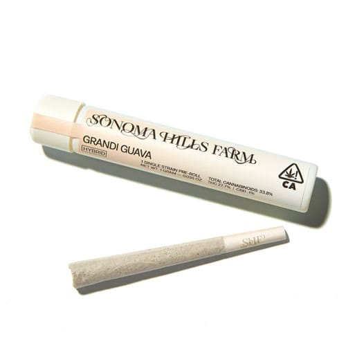 GRANDI GUAVA 1G PREROLL - Sonoma Hills Farm -  - $10 - Pre-Rolls