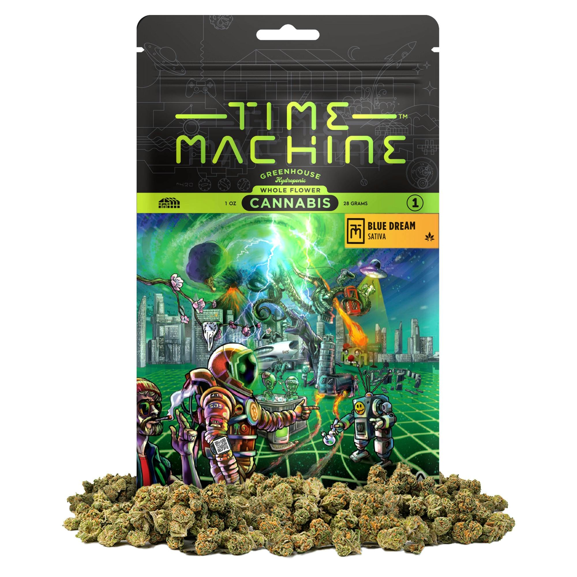 Blue Dream Sativa (28g) - Time Machine -  - $125 - Flowers