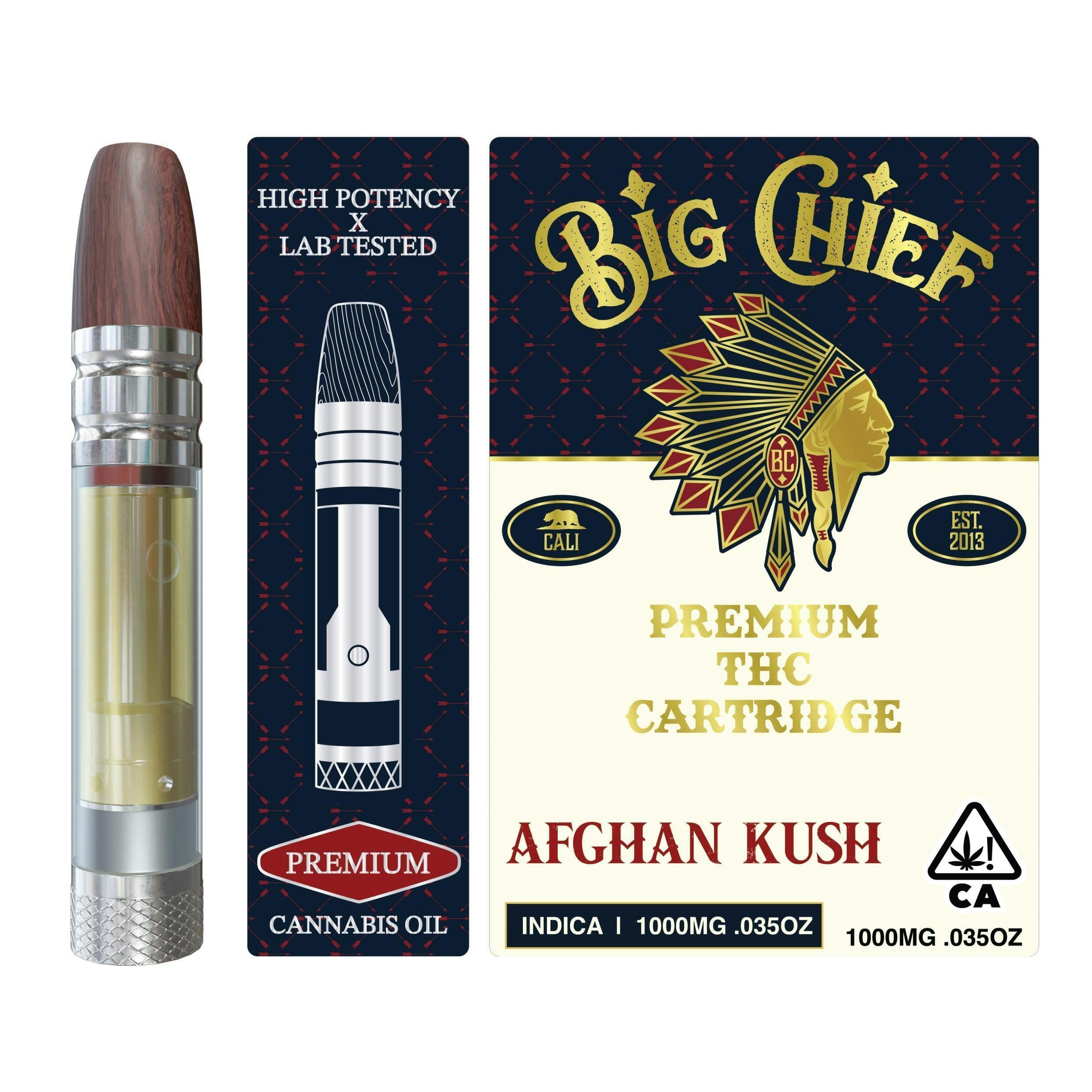 Afghan Kush Cartridge 1g - Big Chief -  - $24 - Cartridges