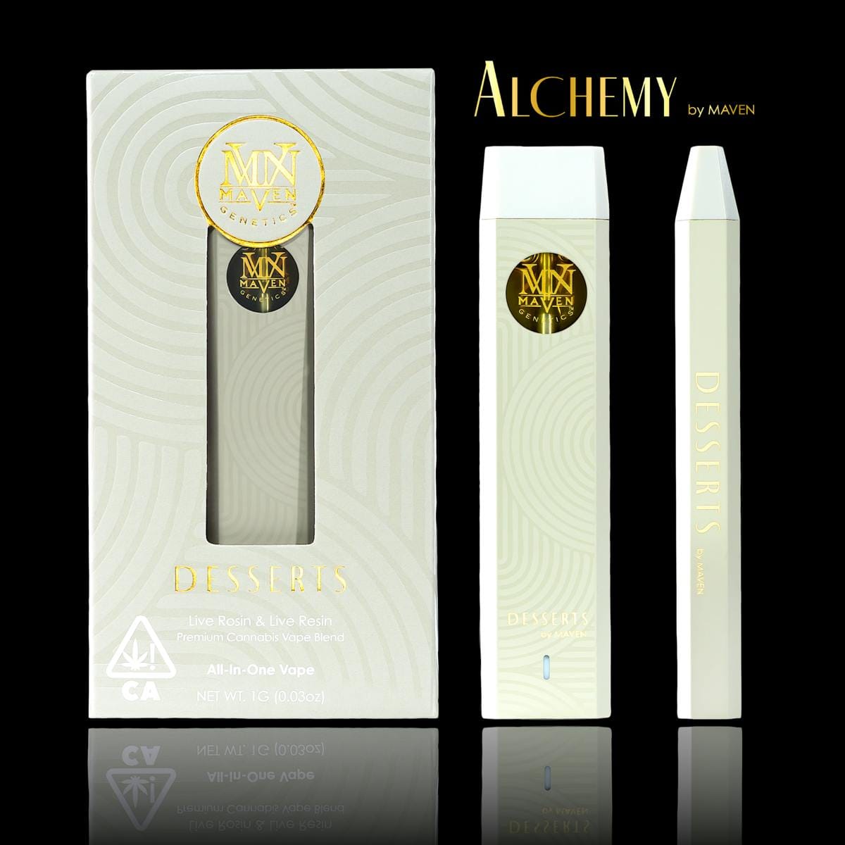 DESSERTS ALCHEMY 1G VAPE - MAVEN GENETICS -  - $45 - Vape