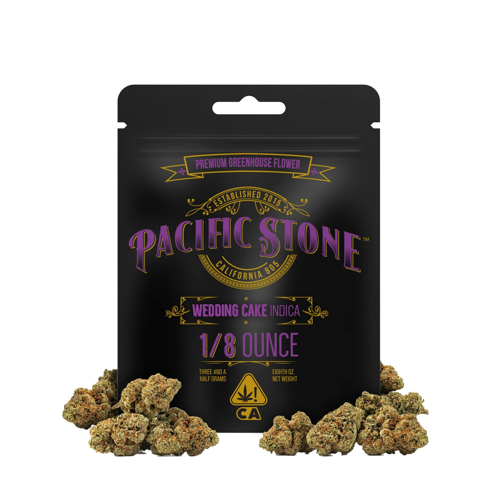 Wedding Cake 3.5g - Pacific Stone - Eighth Indica - $21 - Flower/Infused Flower (3.5 Grams)