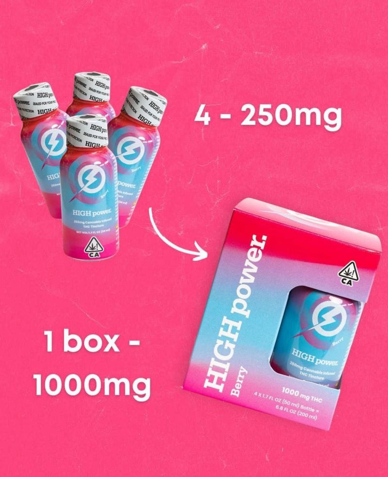BERRY 4PACK 1000MG - HIGH POWER -  - $37.50 - Edibles