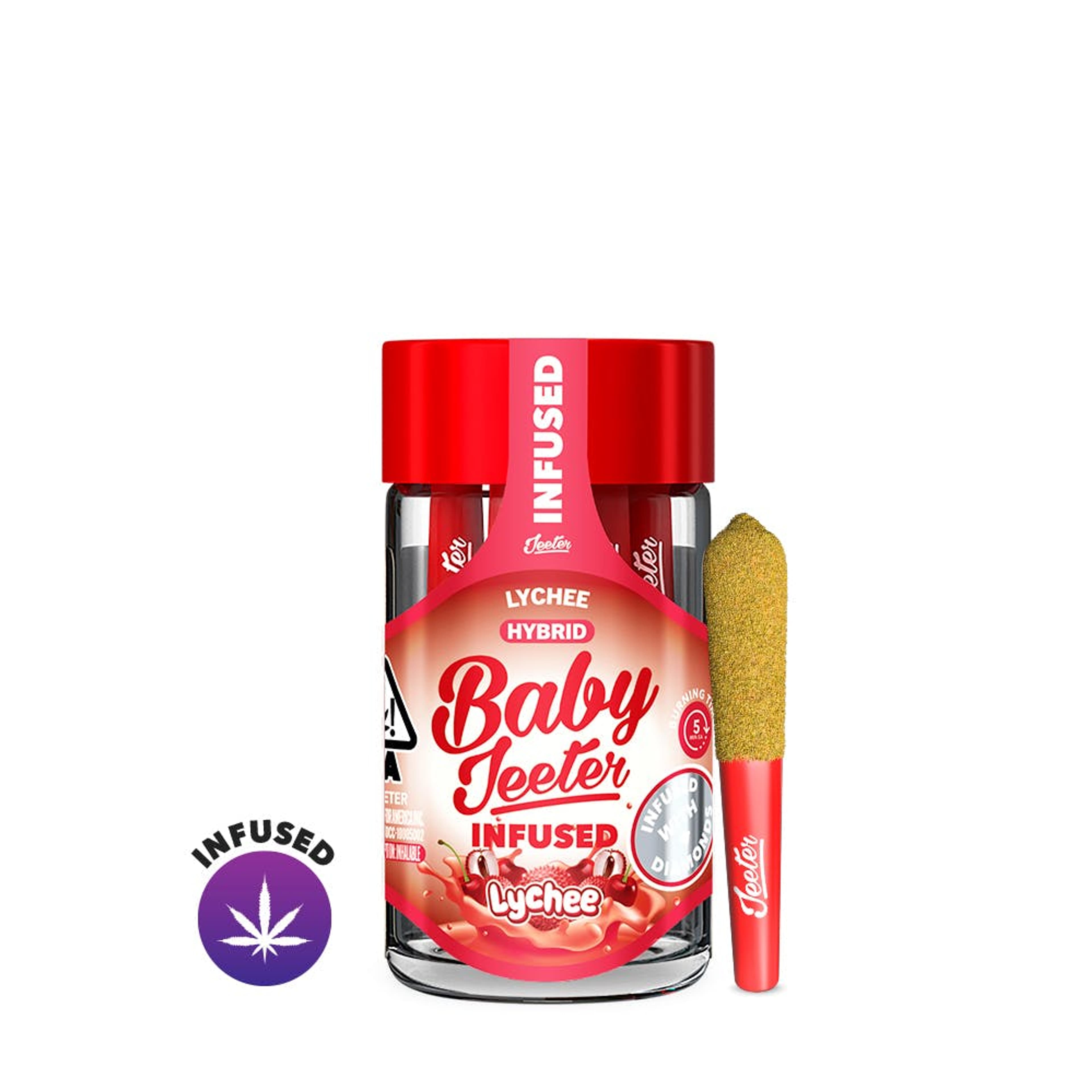 Lychee - Baby Infused 5pk *SPECIAL PRICING* *B2G1 EVERYDAY PLUS 10% OFF* - Jeeter - Lychee (H) - $30 - Pre-Rolls