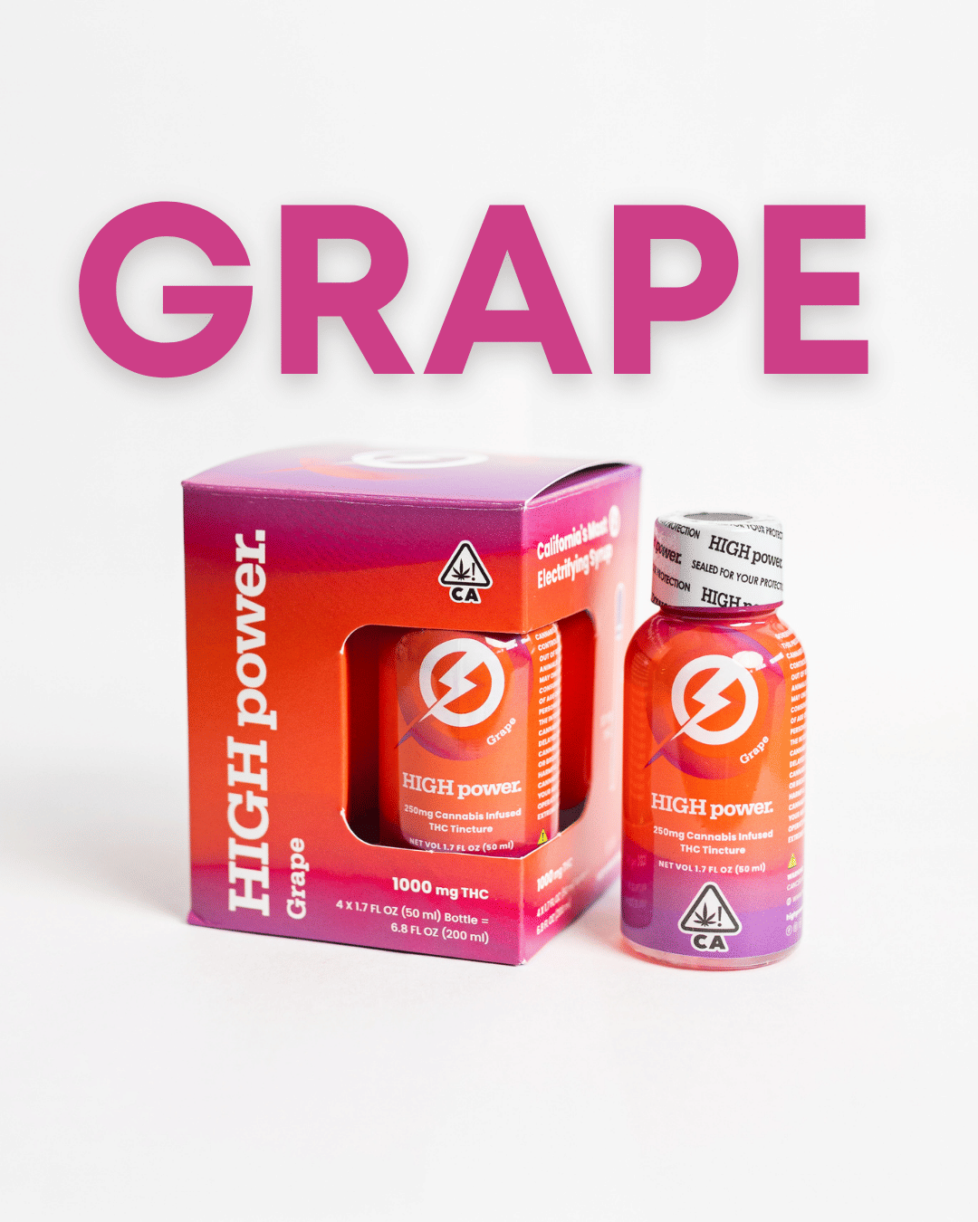 GRAPE 4PACK - HIGH POWER -  - $37.50 - Edibles
