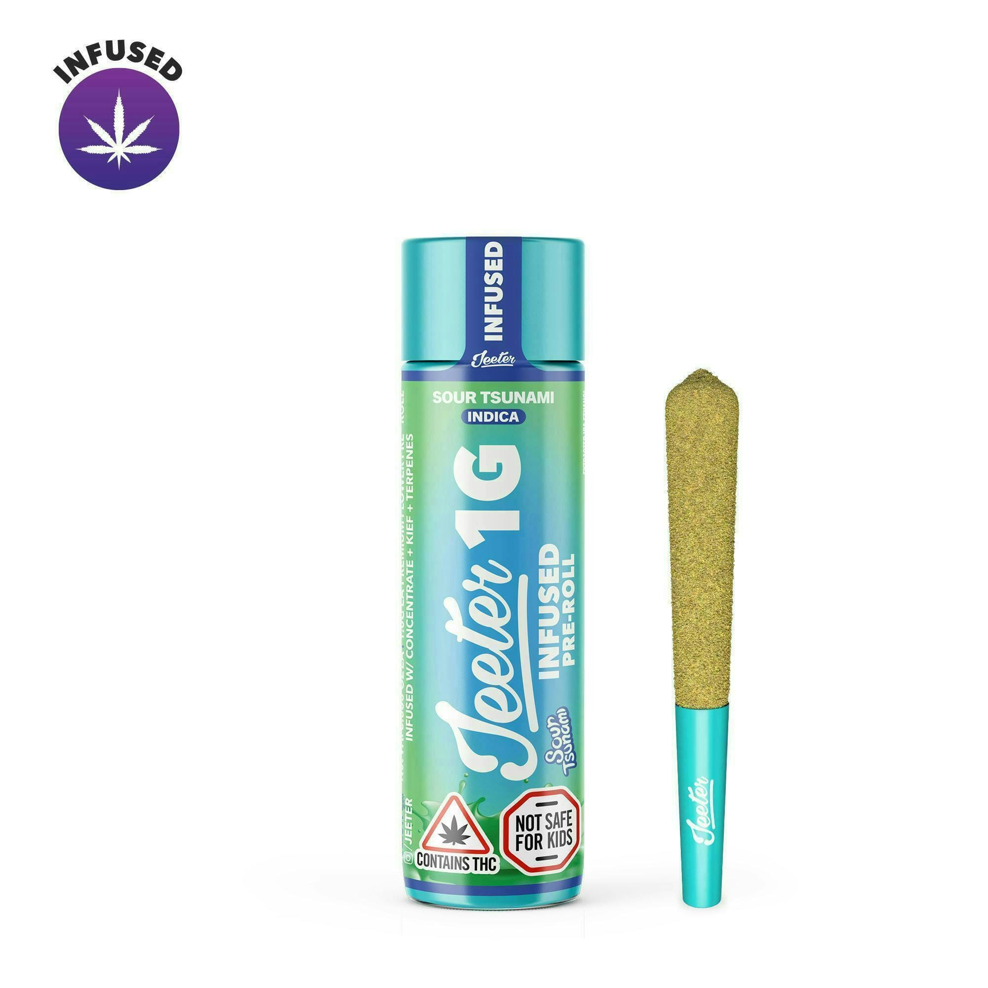 SOUR TSUNAMI 1G INFUSED - Jeeter -  - $14 - Pre-Roll Infused