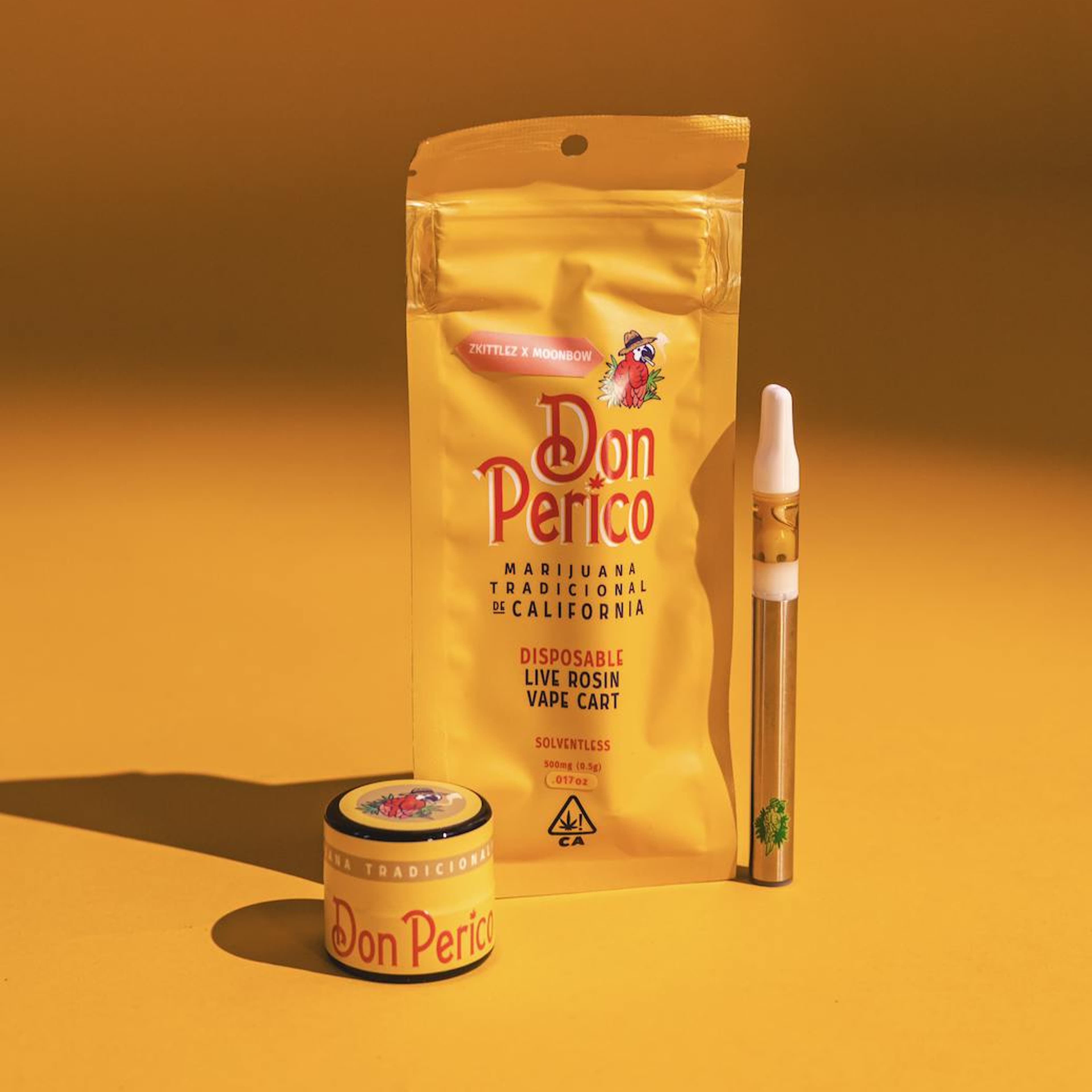 Live Rosin All-in-One Vape - Champaya (Sativa) - 0.5g - Don Perico - Don Perico | Live Rosin All-in-One Vape | 0.5g | S | Champaya - $30 - Vape Pens