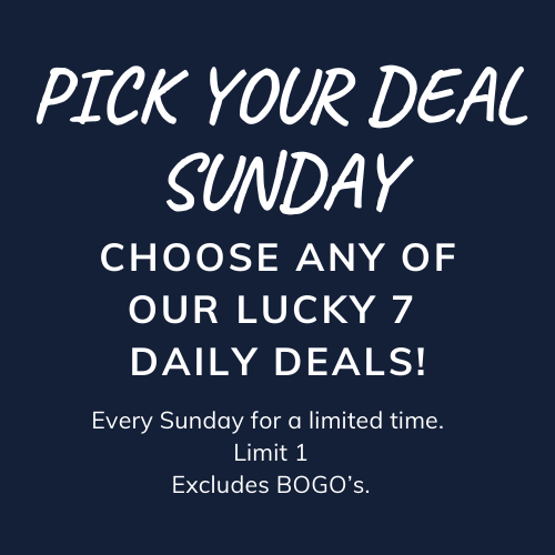 Pick Your Deal Sunday - Lucky 7 - instore - $1 - Promo