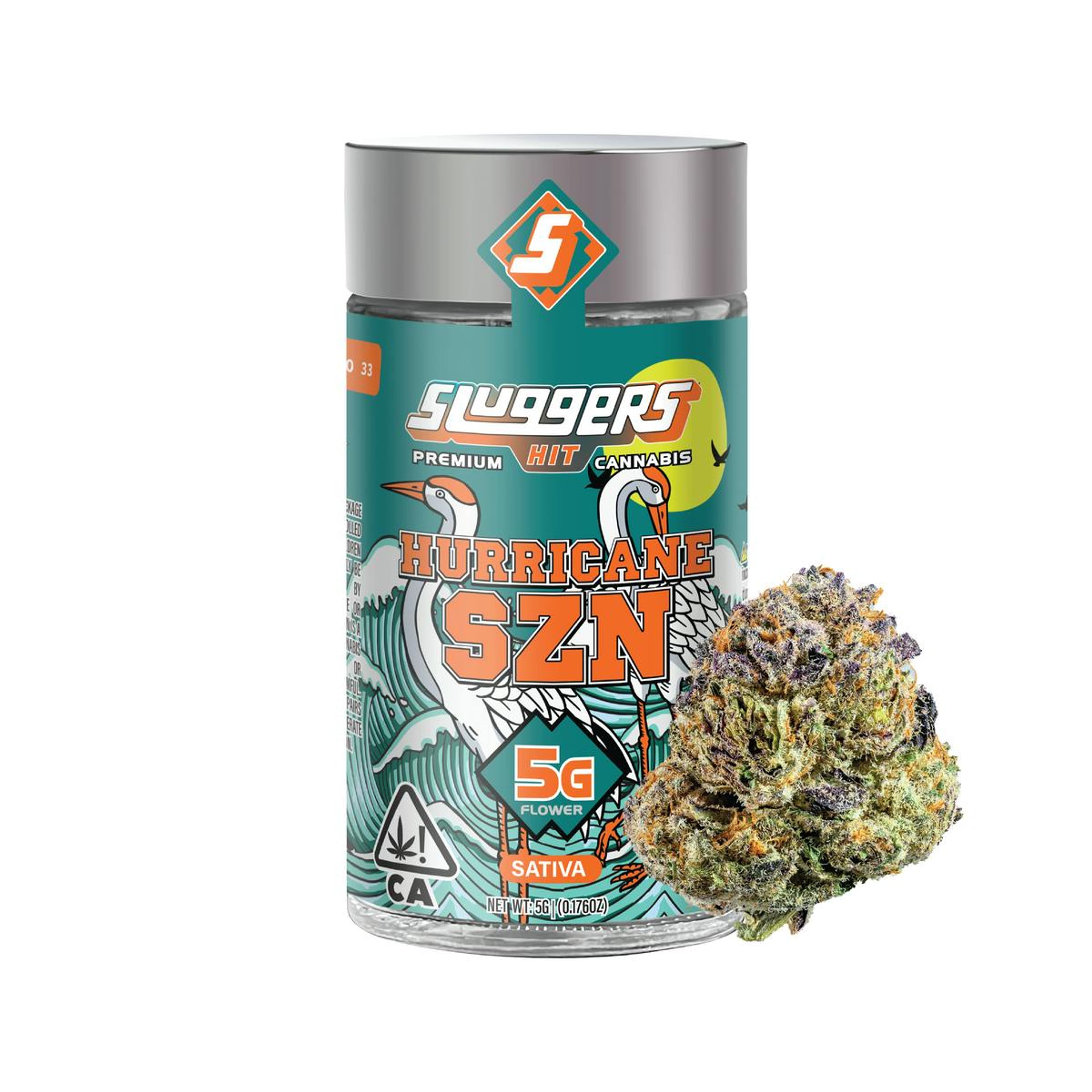 Sluggers - Jarred Flower - 5g - Hurricane SZN - Sluggers Hit - - $41 - Flowers