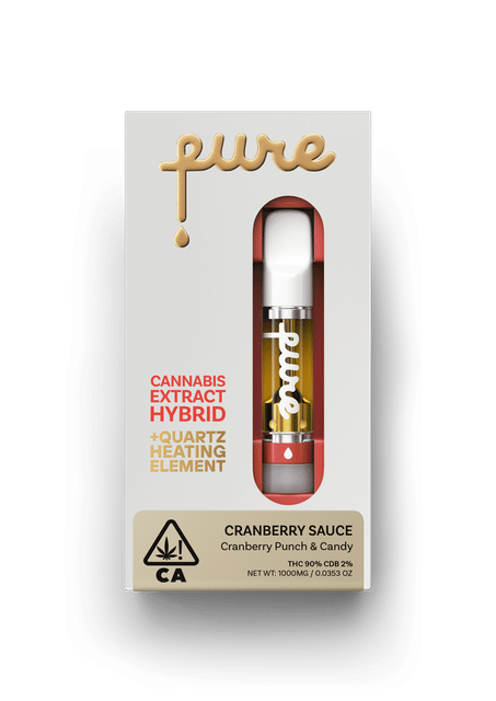 Pure - QuartzCore 1g Cannabis Extract Cartridge - Cranberry Sauce