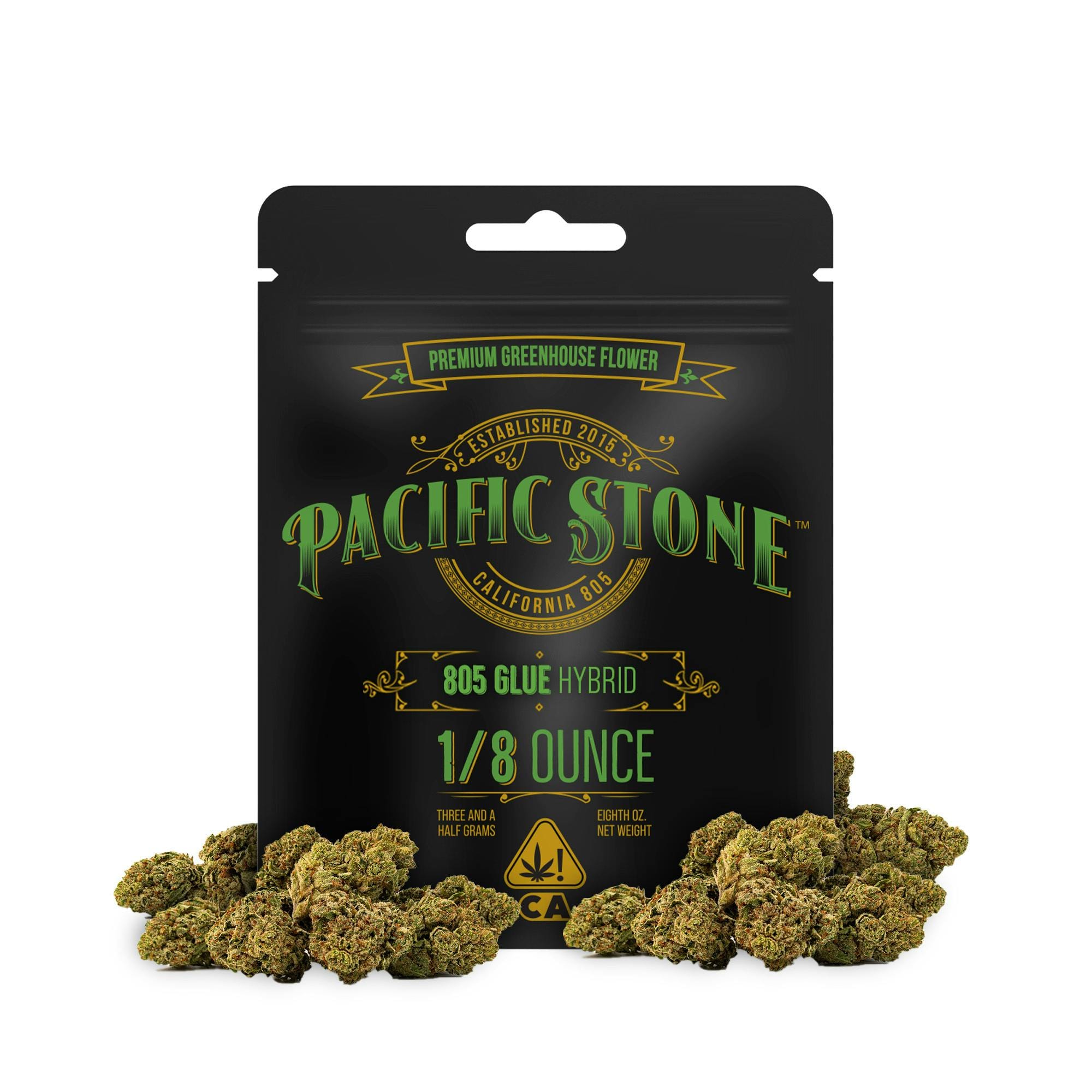 805 Glue 3.5g - Pacific Stone - Eighth Hybrid - $21 - Flower/Infused Flower (3.5 Grams)