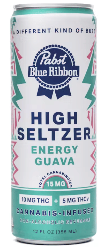 Daytime Guava 15mg Infused Seltzer - Pabst Blue Ribbon -  - $3.75 - Beverage
