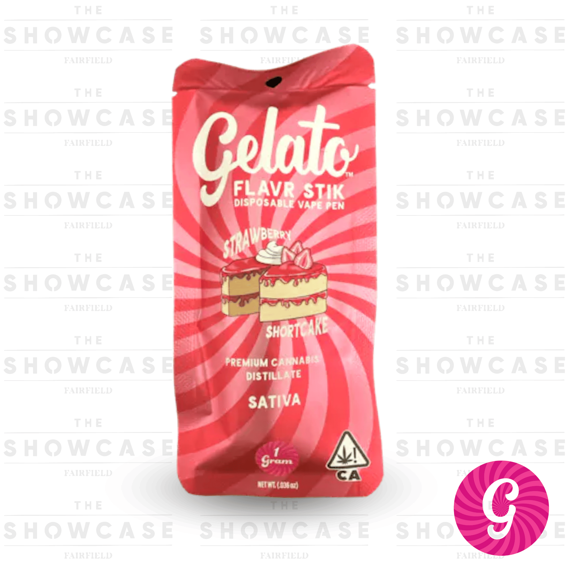 Strawberry Shortcake (S)  AIO - 1g *B2G1 EVERYDAY* - Gelato Canna Co. - Strawberry Shortcake (S) - $22.51 - Cartridges