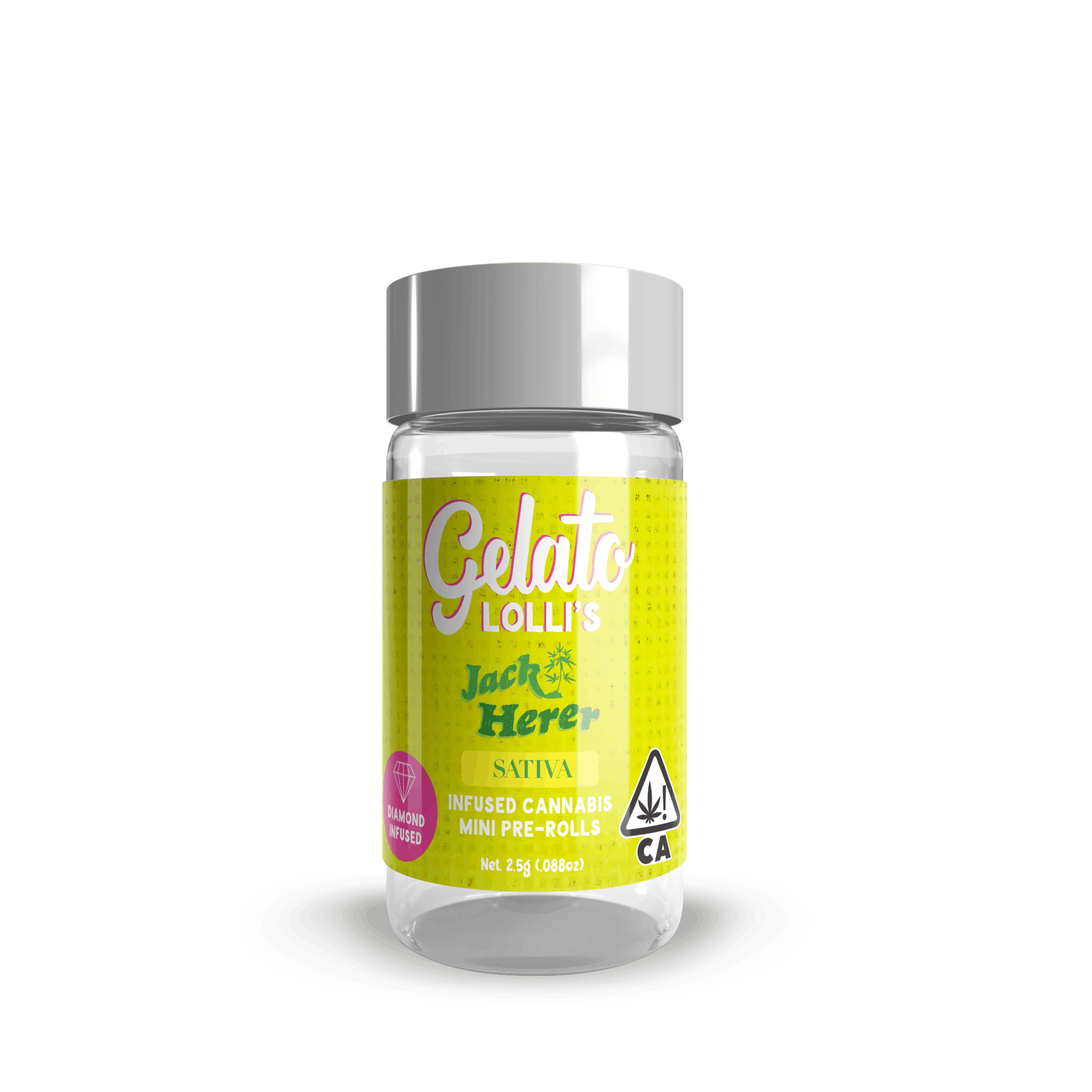 Jack Herer .6G Lolli 5-Pack (3g) - Gelato - - $35 - Infused Pre-Rolls