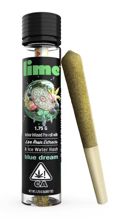Blue Dream 1.75G Infused Preroll - Lime Brand -  - $11.55 - Pre-Rolls