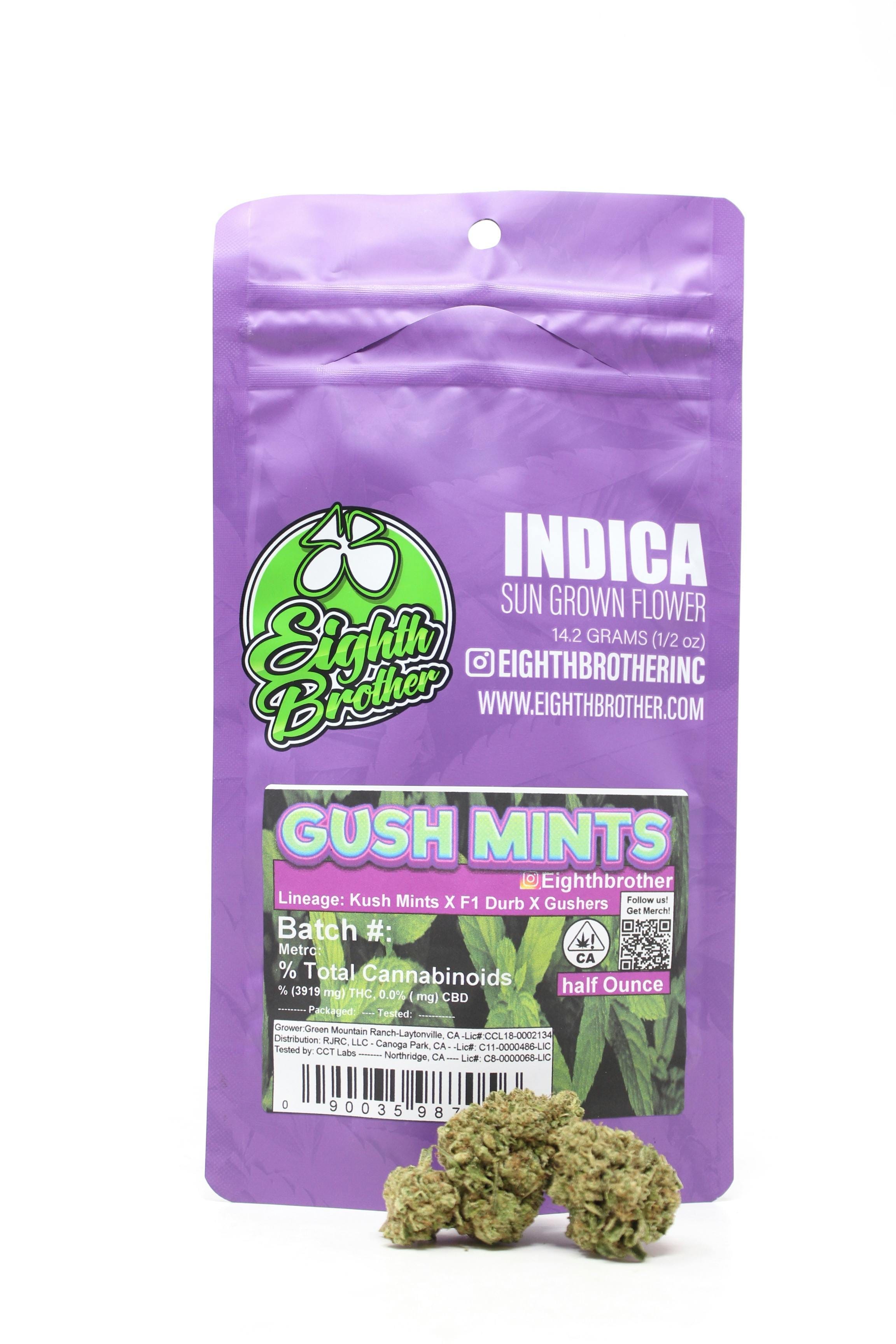 Gush Mints (14g - ½ oz) - Eighth Brother -  - $34.25 - Flowers
