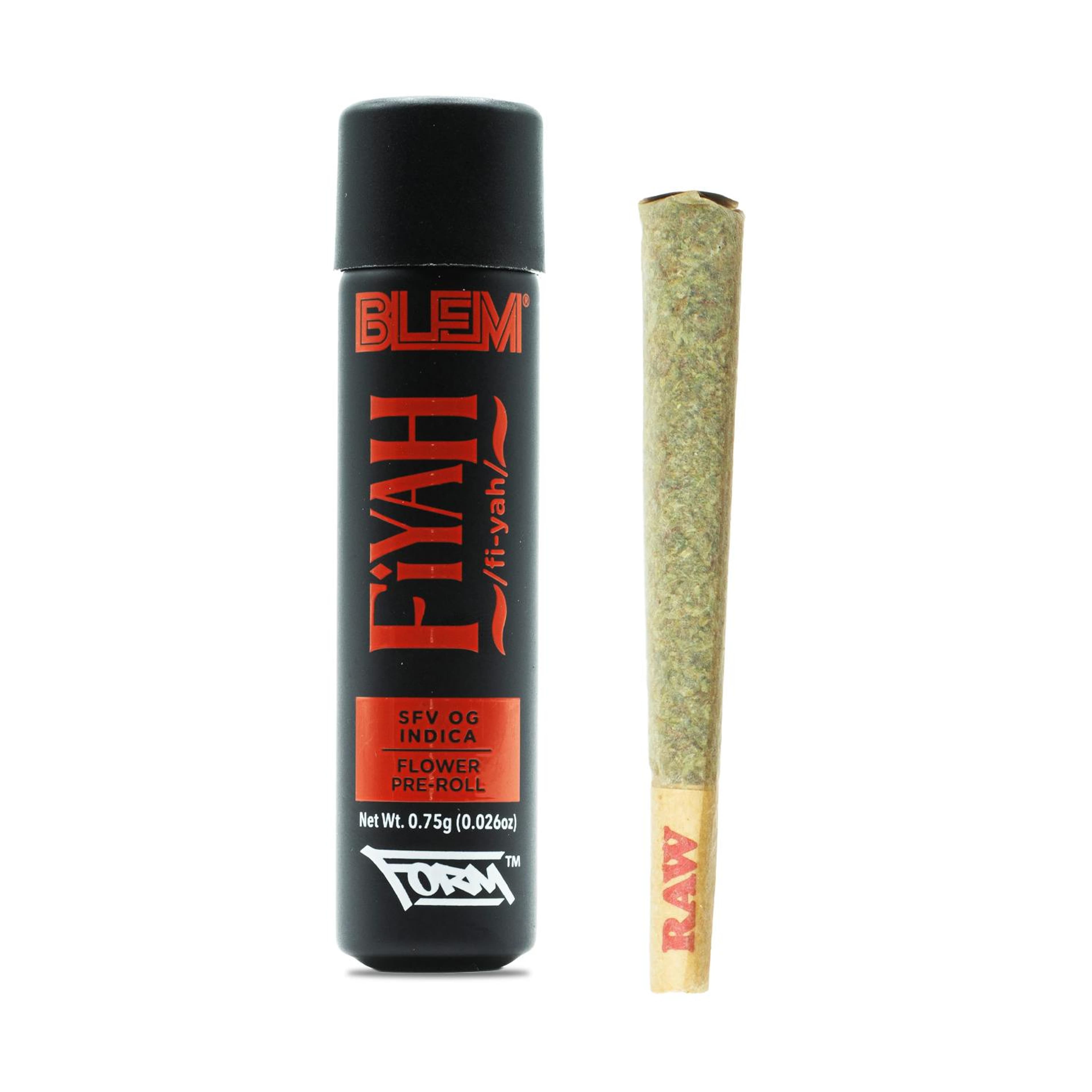 FIYAH .75g Pre-Roll - BLEM - - $12 - Pre-Rolls