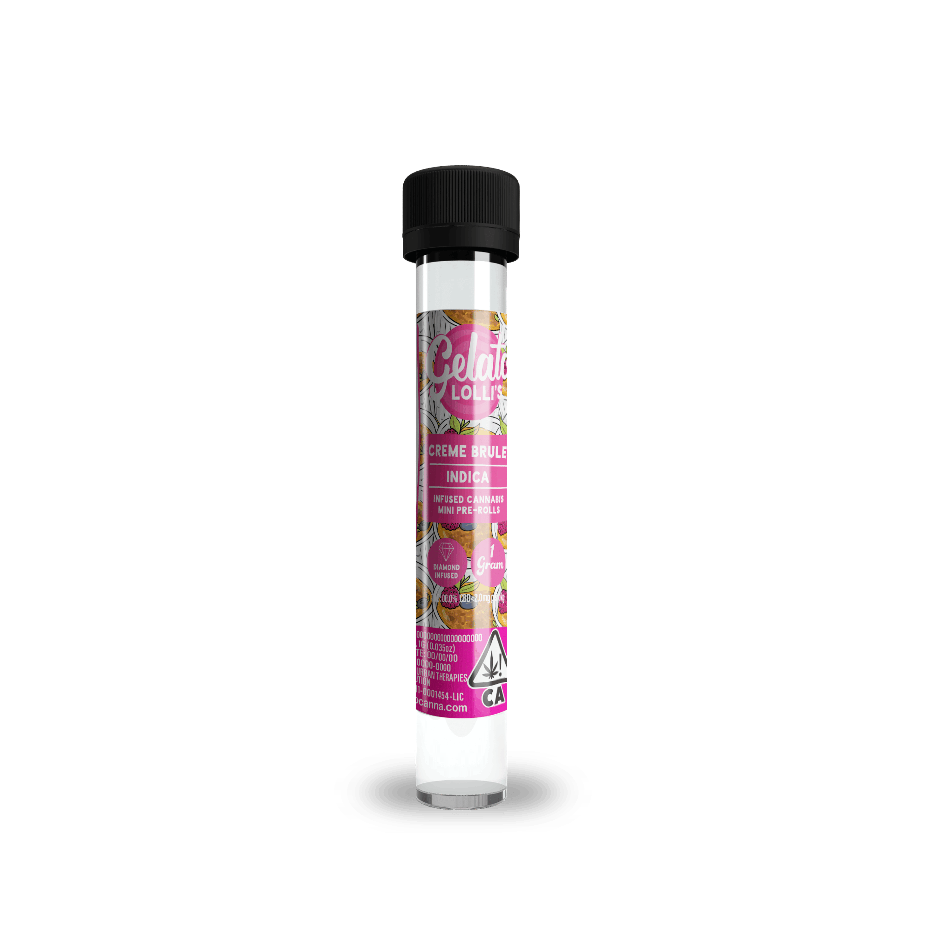 Creme Brulee 1.2G Lolli - Gelato - - $12 - Infused Pre-Rolls