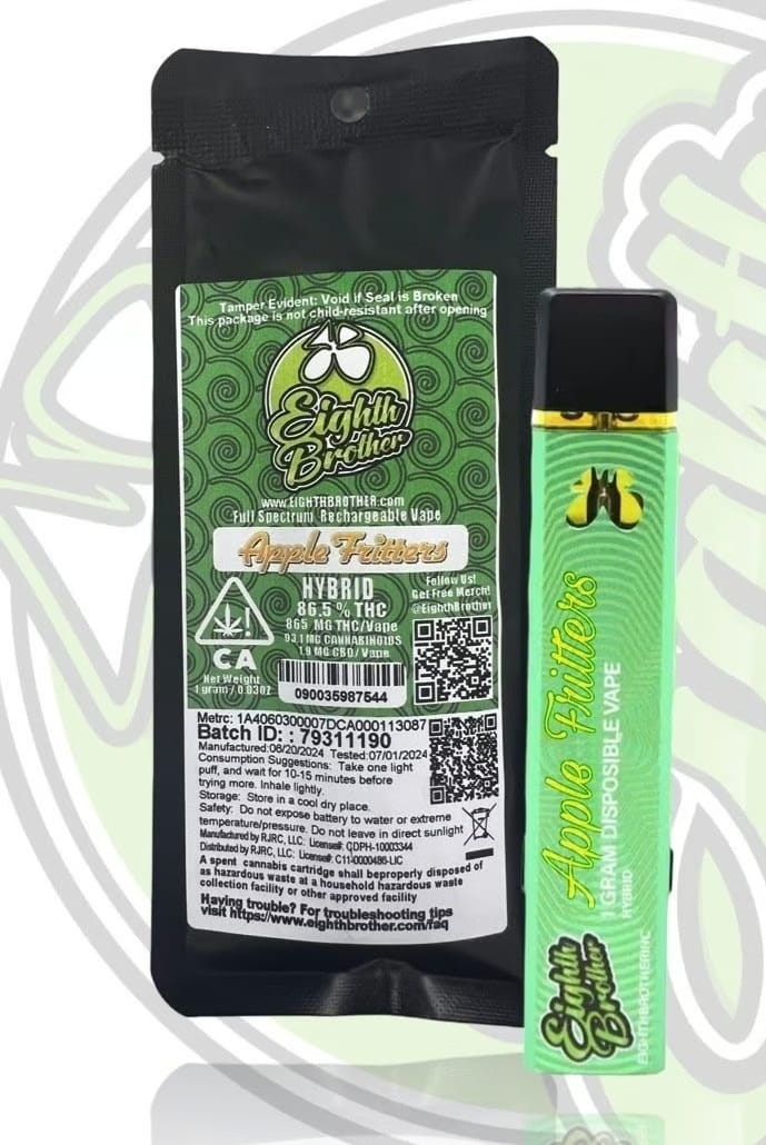 Apple Fritters 1g Vape Disposable -  - $34.99 - Vape