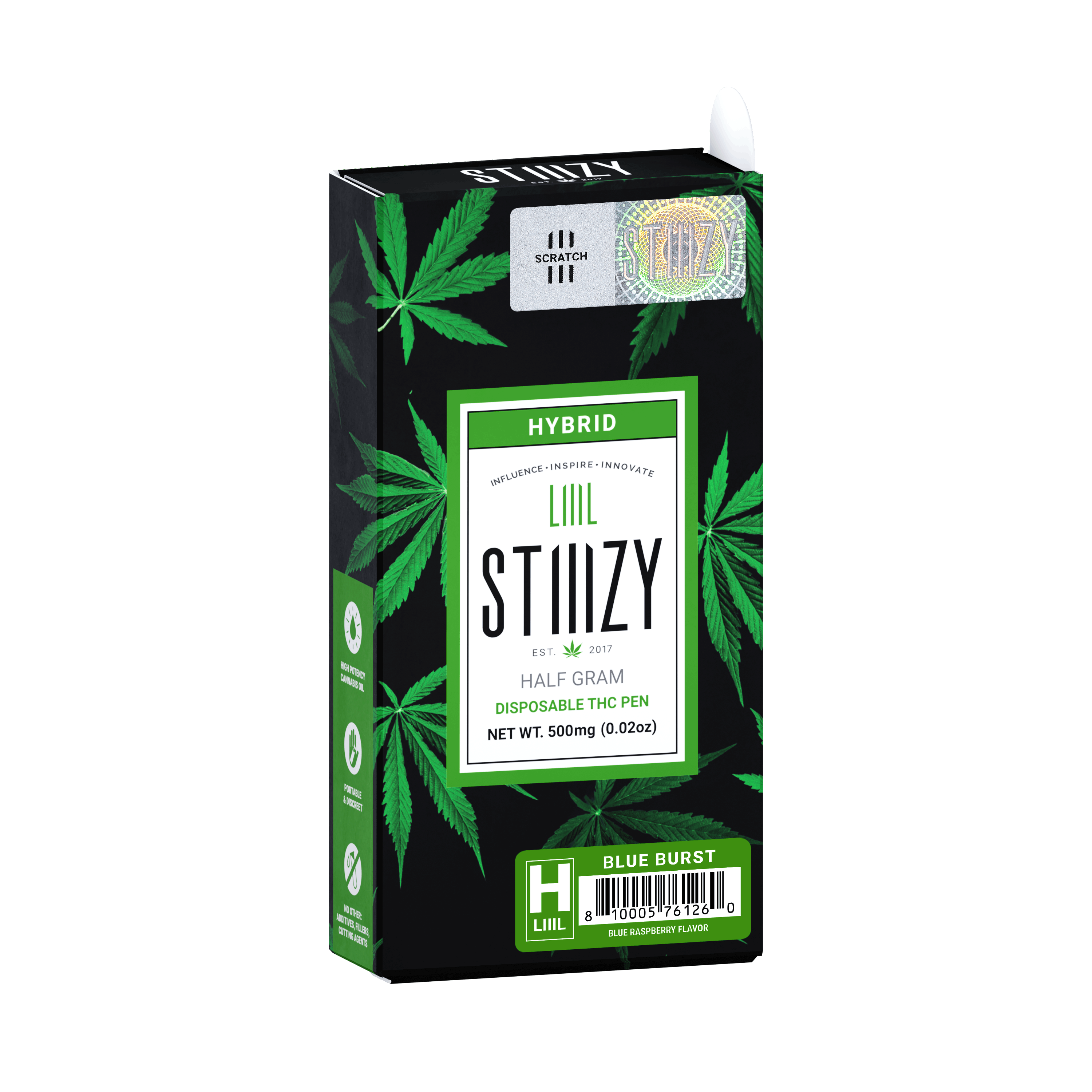 Blue Burst - LIIIL - STIIIZY - Half Gram - $12.99 - Disposable Vape (All-In-One, Battery Built-In)