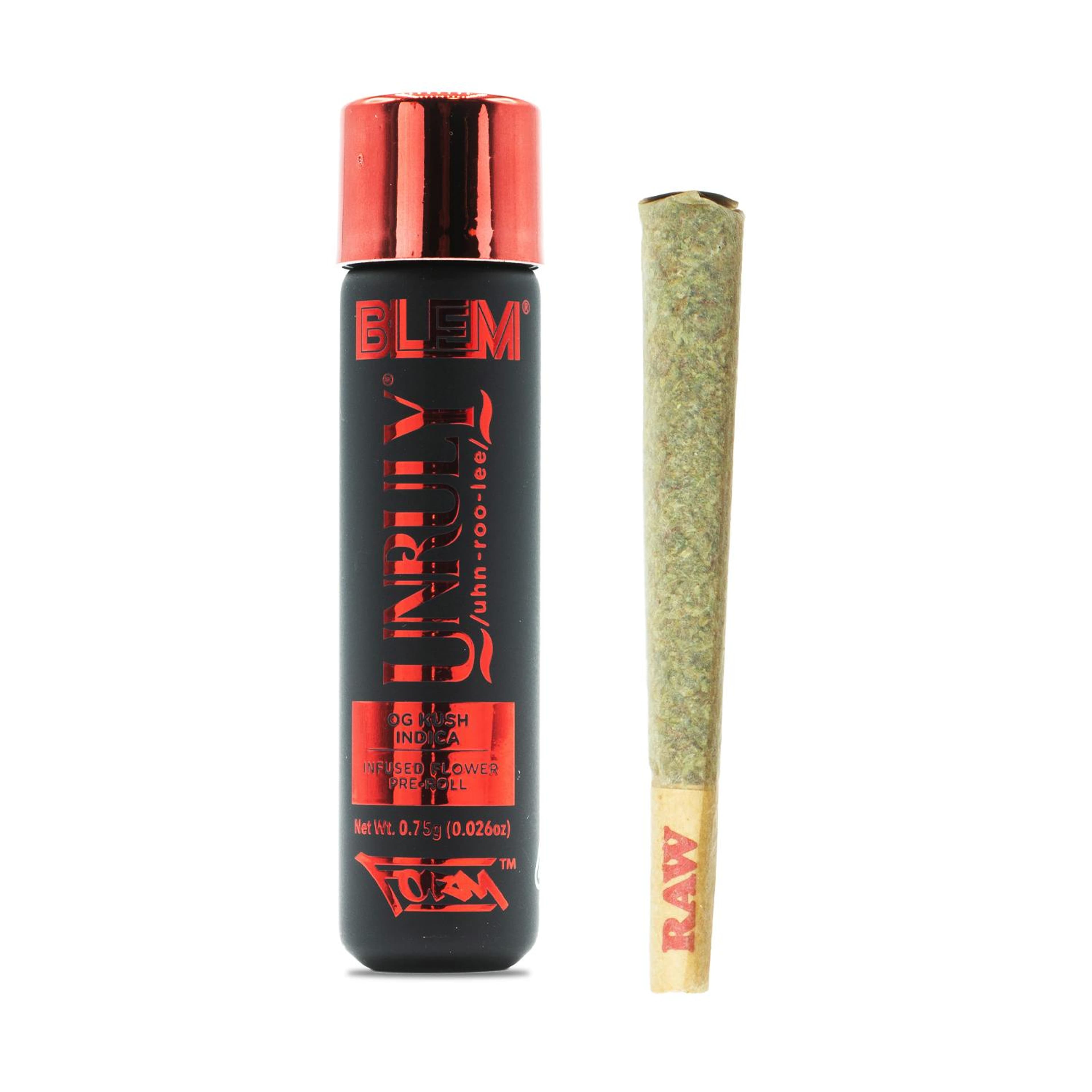 Diamond Infused BLEM: Unruly OG - .75g - BLEM - - $18 - Infused Pre-Rolls
