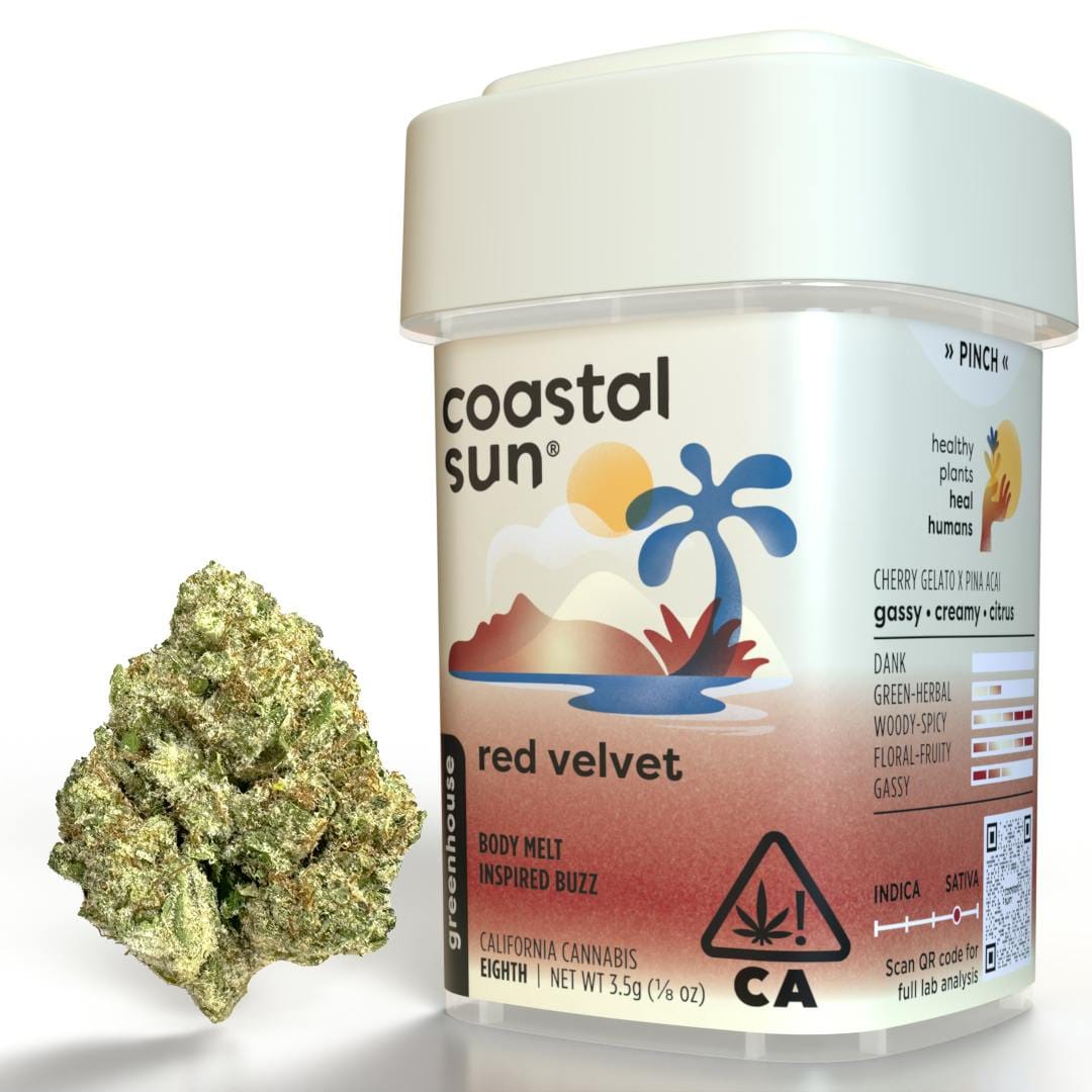 Red Velvet 3.5g - Coastal Sun -  - $21 - Flower