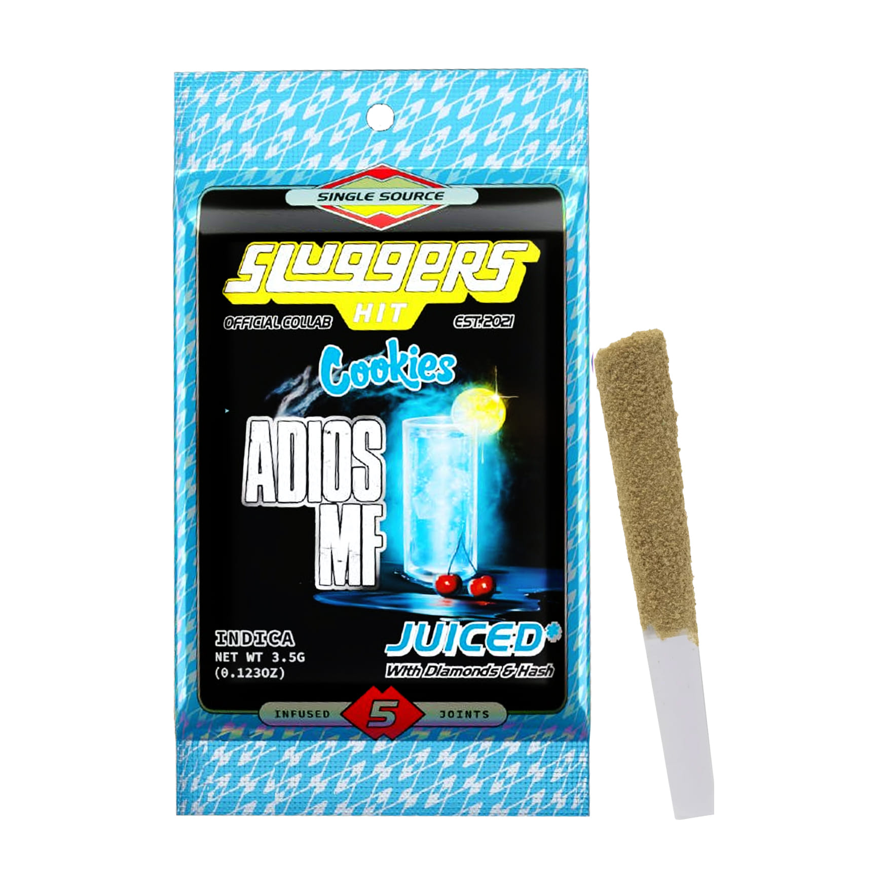 Adios MF (I) - 5pk Infused Prerolls - Sluggers - Adios MF (I) - $40 - Pre-Rolls