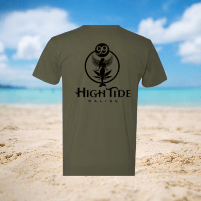 High Tide T-shirt - Military Green