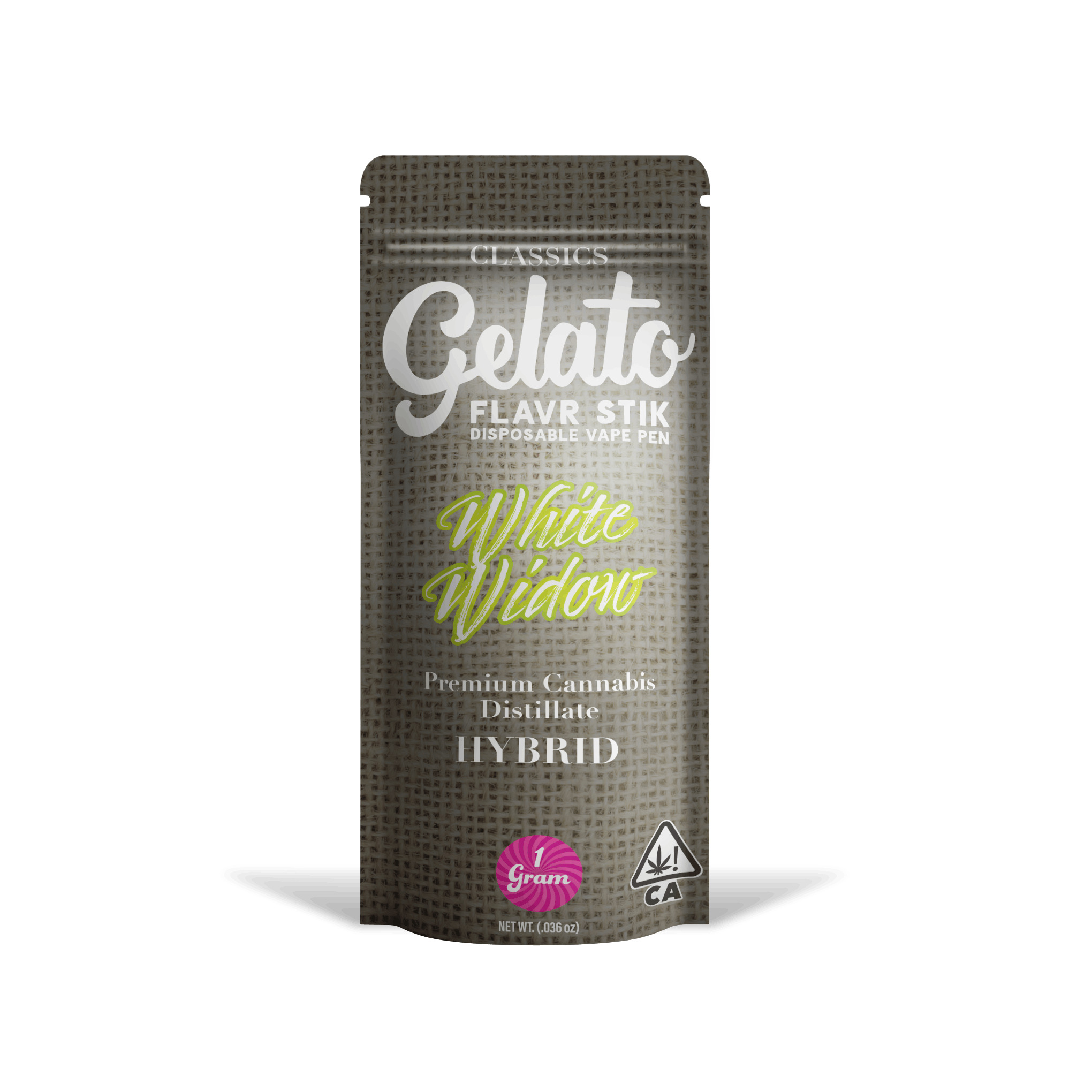 Gelato: White Widow 1g All in One Vape Pen - Gelato -  - $36 - All-In-One Pens