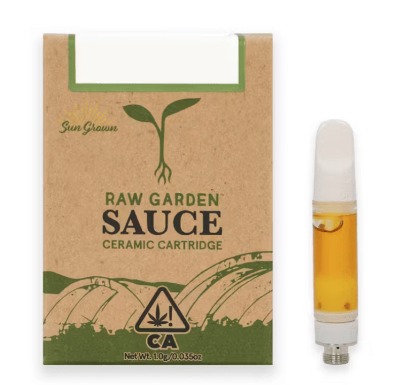 Lemon Sour Diesel 1G Sauce Cart - Raw Garden -  - $26.40 - Cartridges