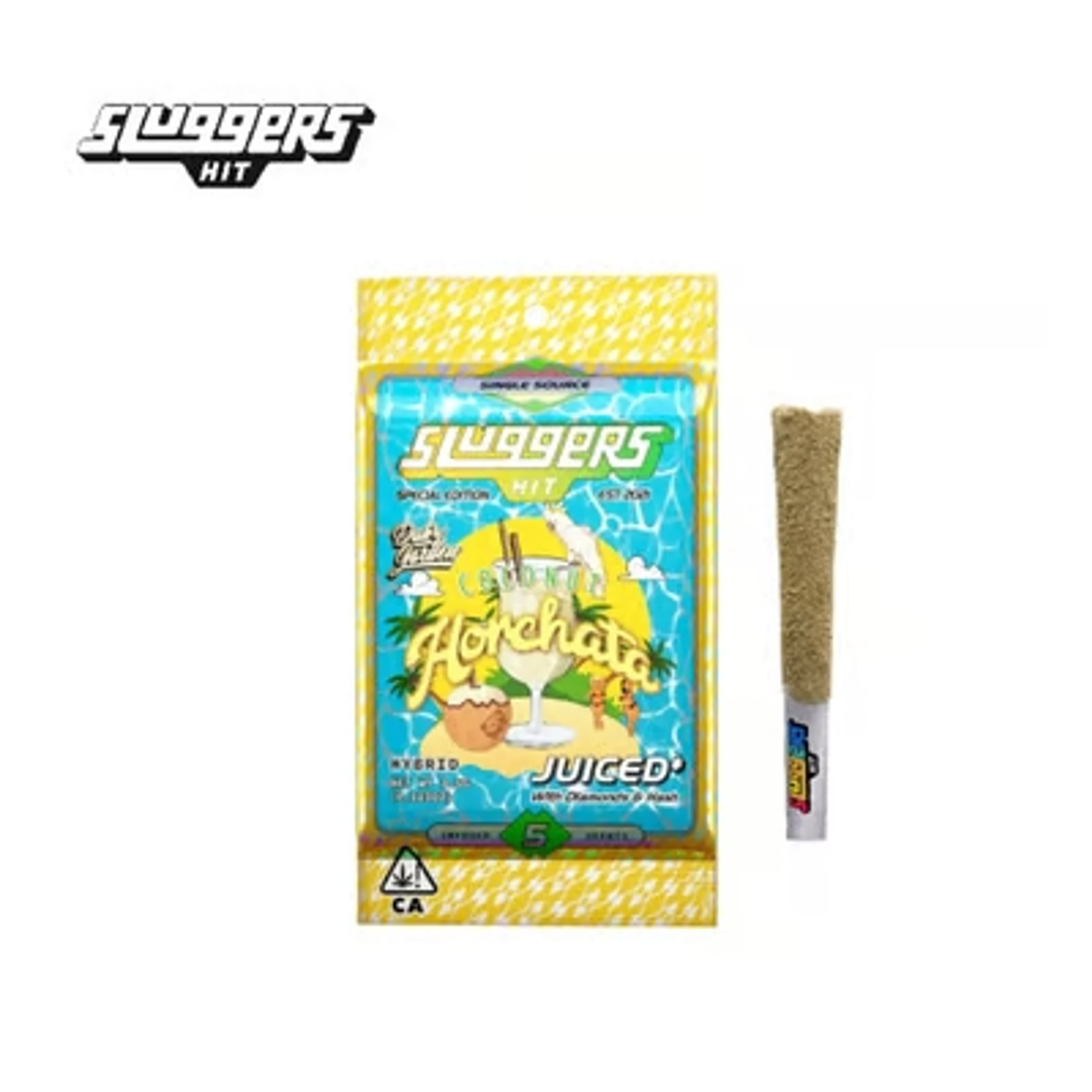 Coconut Horchata Triple Infused 5 pack Pre-Rolls - Sluggers - 5 Pack - $44 - Pre-Rolls
