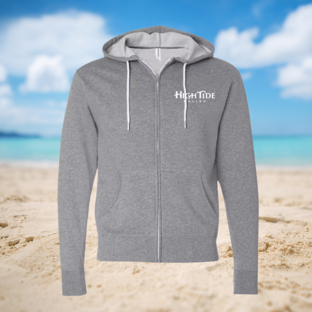 High Tide Zip Hoodie - Gunmetal Heather - 99 High Tide - XS - $59.99 - Maliboutique