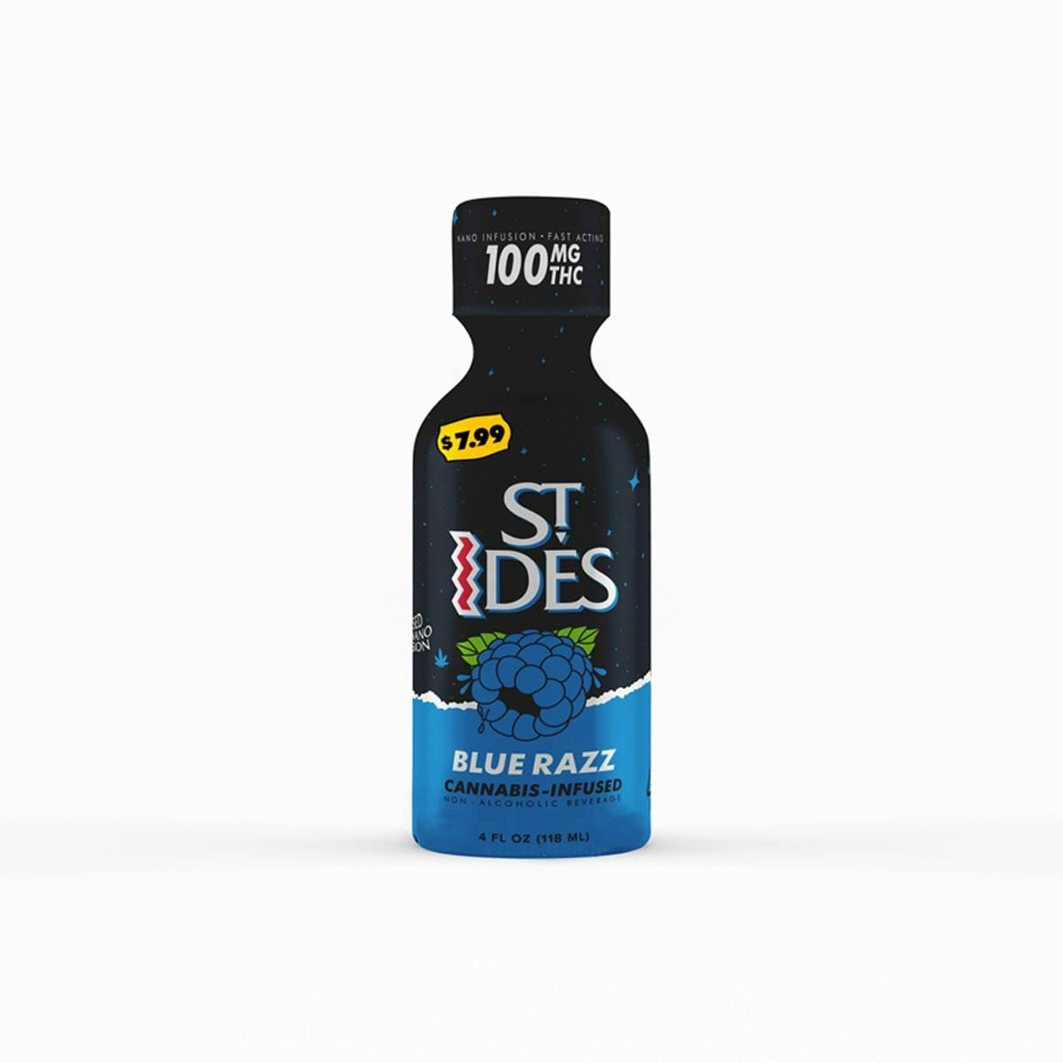 St Ides: Blue Razz Shot | 100mg (4oz) - St. Ides -  - $7.99 - Beverages/Drinks