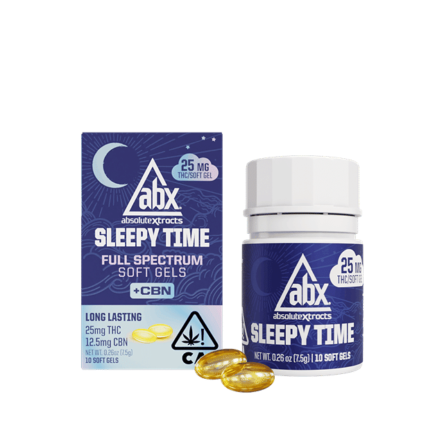 Sleepy Time | 25mg | 10ct Soft Gels | 2:1 THC:CBN