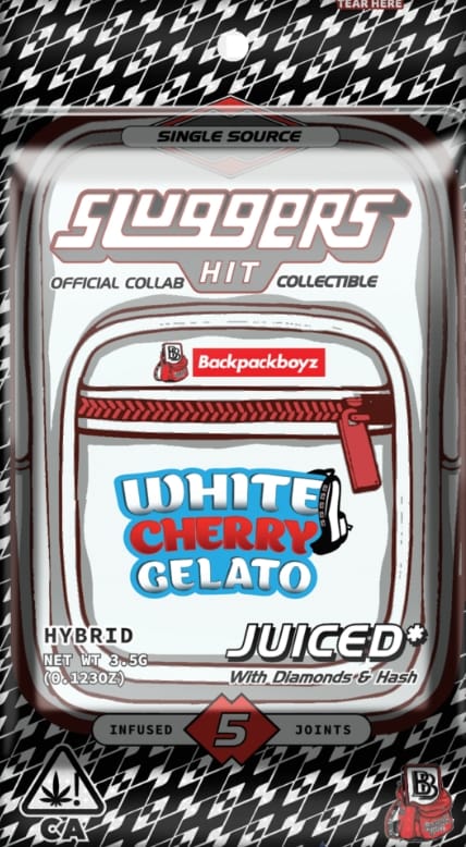 White Cherry Gelato 5PK Infused Prerolls - Sluggers Hit -  - $33.25 - Pre-Rolls