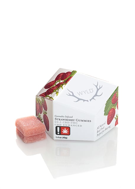 WYLD - Strawberry Gummies - 20:1 CBD:THC