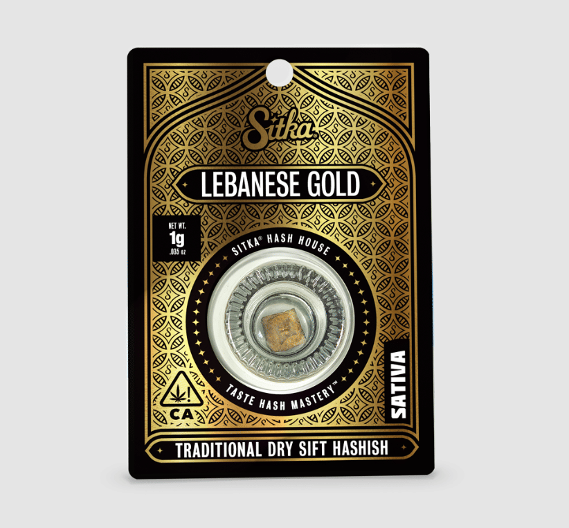 Lebanese Gold (S) 1G - Pressed Dry Sift Hash - Sitka -  - $40.99 - Concentrate