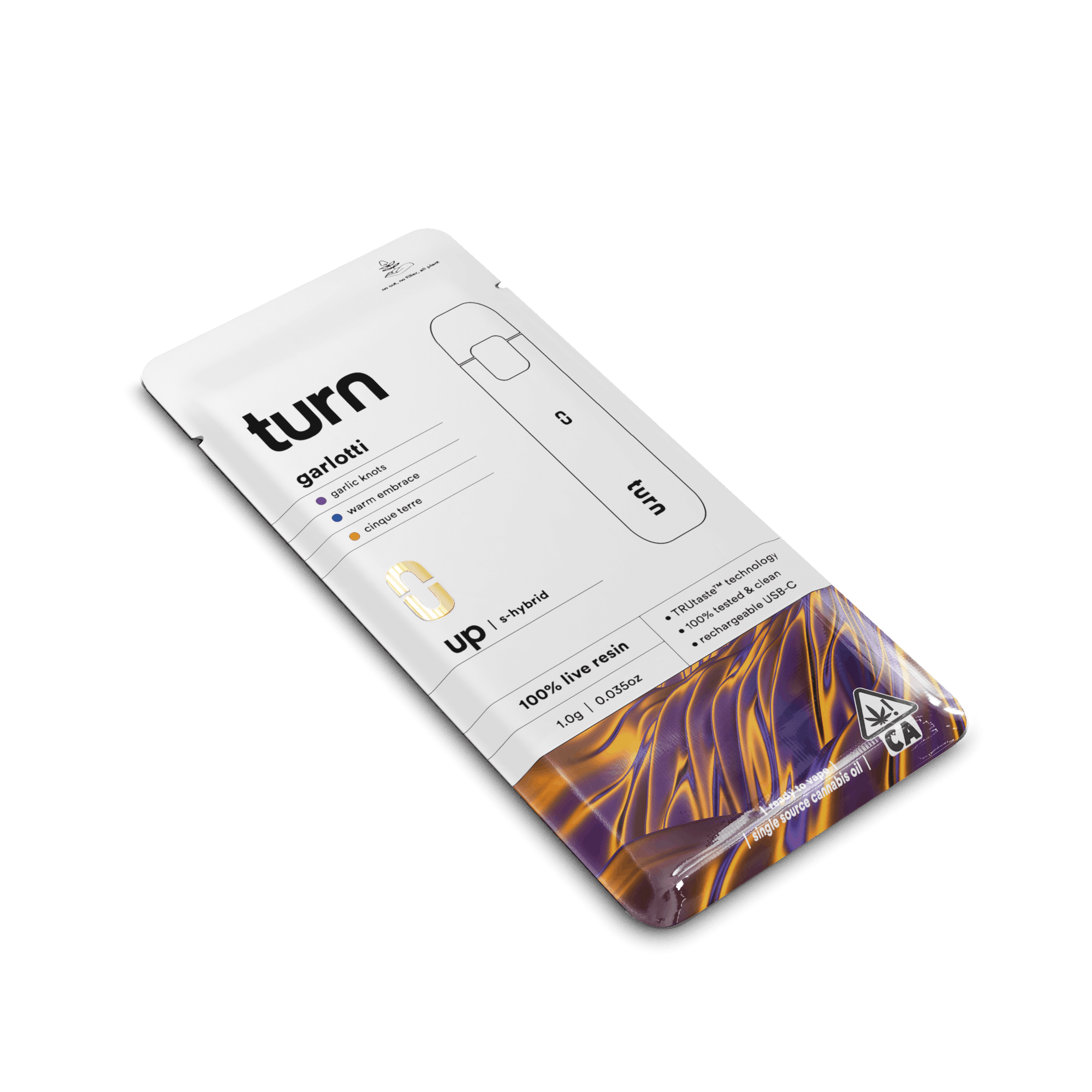 Turn Up Live Resin | 1g - Garlotti - AIO - Sativa Hybrid - Turn -  - $37 - All-In-Ones