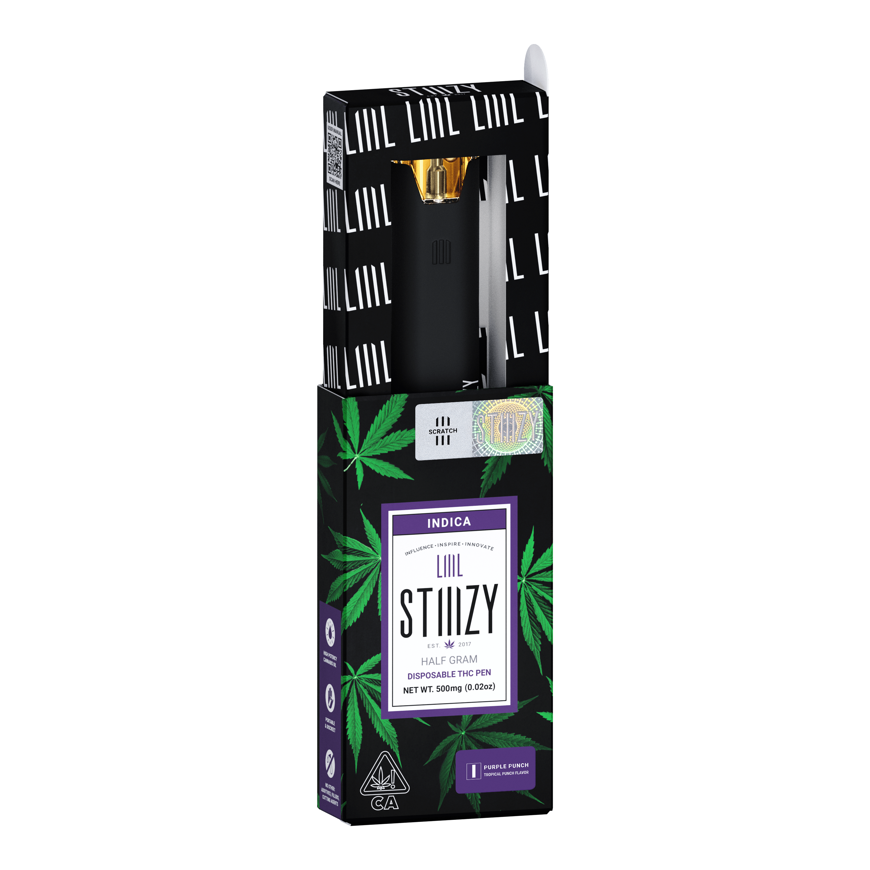 Purple Punch - LIIIL - STIIIZY - Half Gram - $12.99 - Disposable Vape (All-In-One, Battery Built-In)