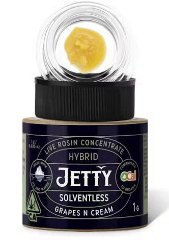 Grapes N Cream - OCal Live Rosin 1G - Jetty Extracts - Grapes N Cream Live Rosin (H) - $38 - Concentrates