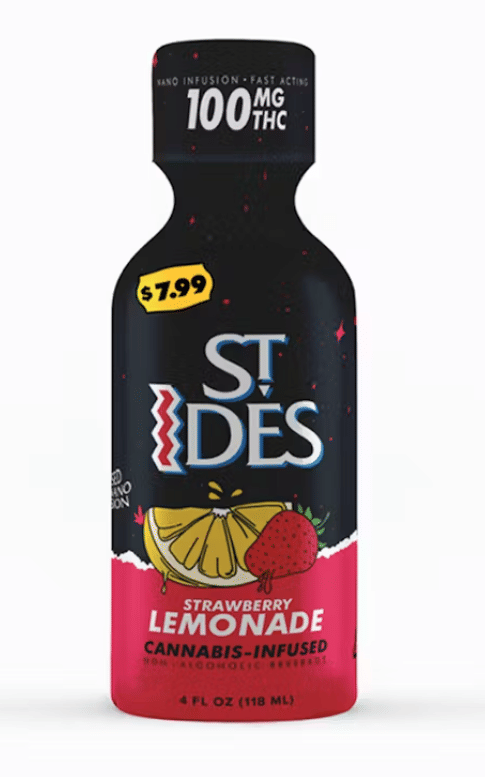 Strawberry Lemonade 4oz 100mg Shot - St. Ides -  - $5.10 - Beverage