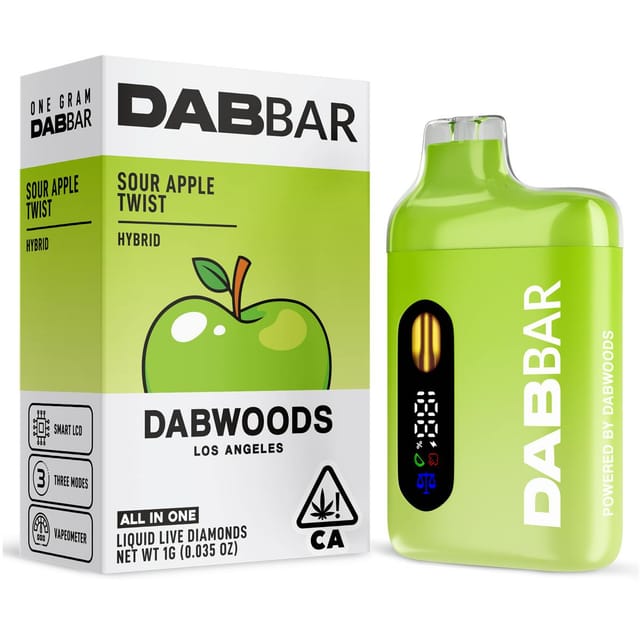 Sour Apple Twist | Dab Bar | 1g Diamond AIO