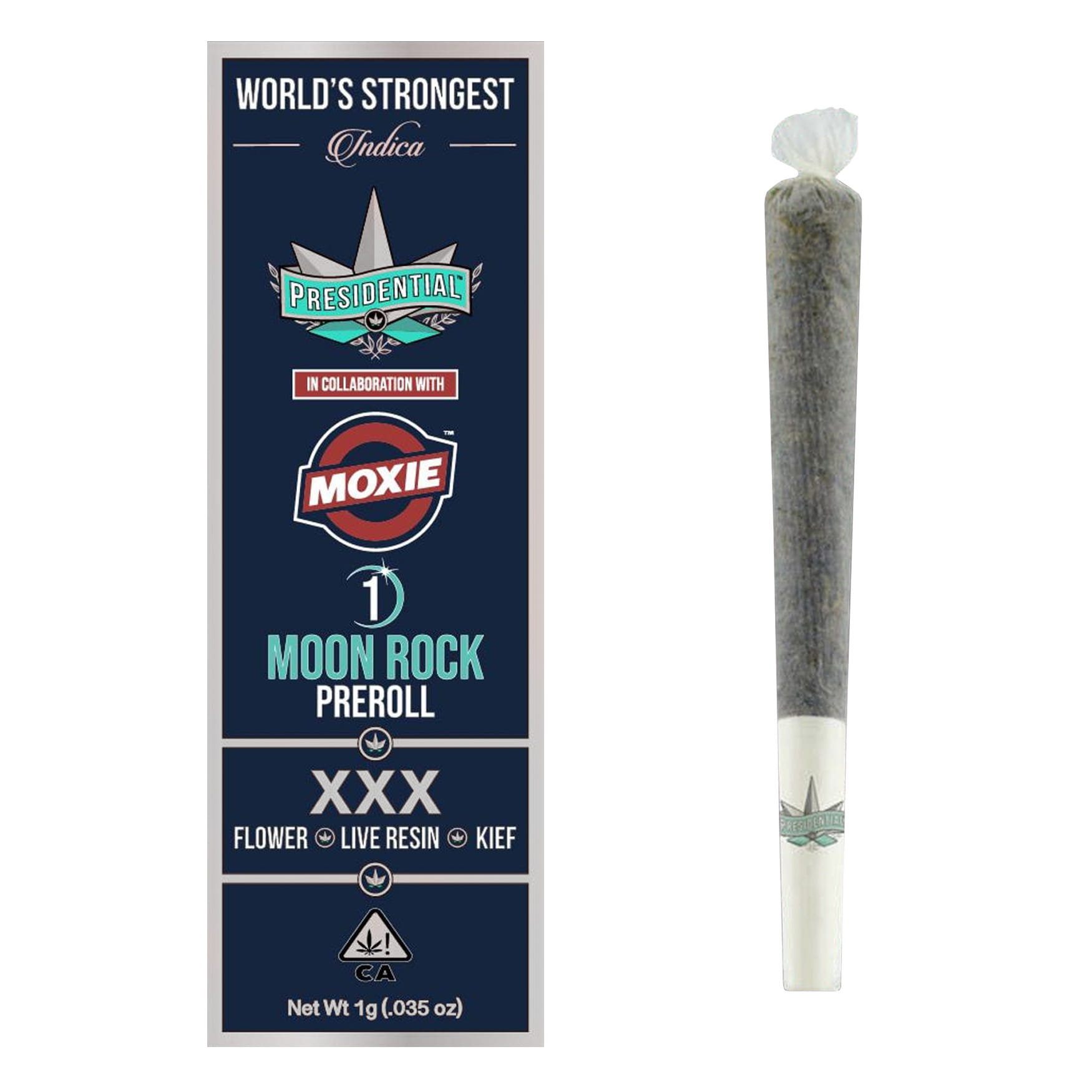 XXX (I) Moon Rock Preroll - 1g - Presidential - XXX (I) - $11.90 - Pre-Rolls